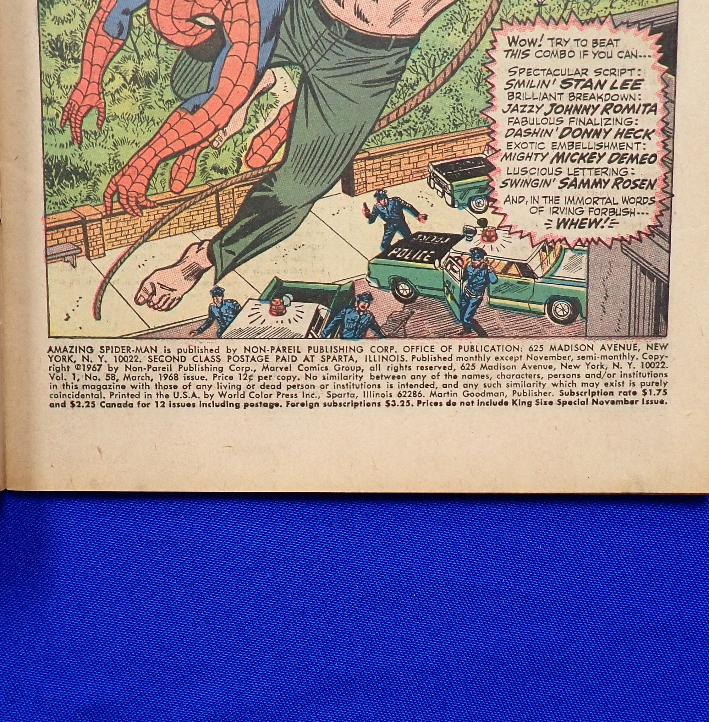 Amazing Spider-Man #58 (1968) - VG/FN- (5.0-5.5) - Silver Age Issue
