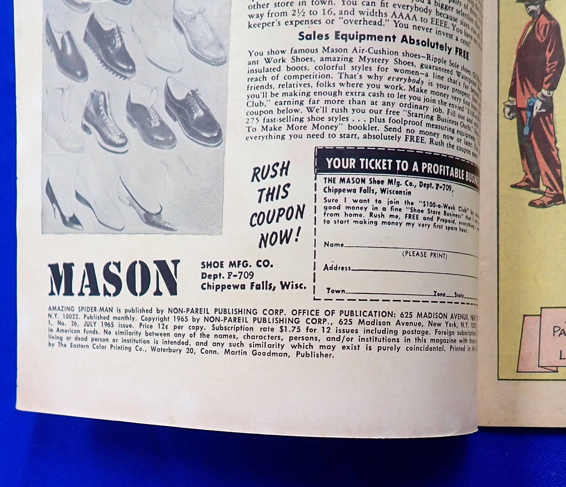 Amazing Spider-Man #26 (1965) - VF-/VF (7.5-8.0) - 1st App. Bennett Brant as Crime Master