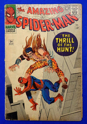 Amazing Spider-Man #34 (1965) - FR/GD (1.5) - 2nd App. Gwen Stacy