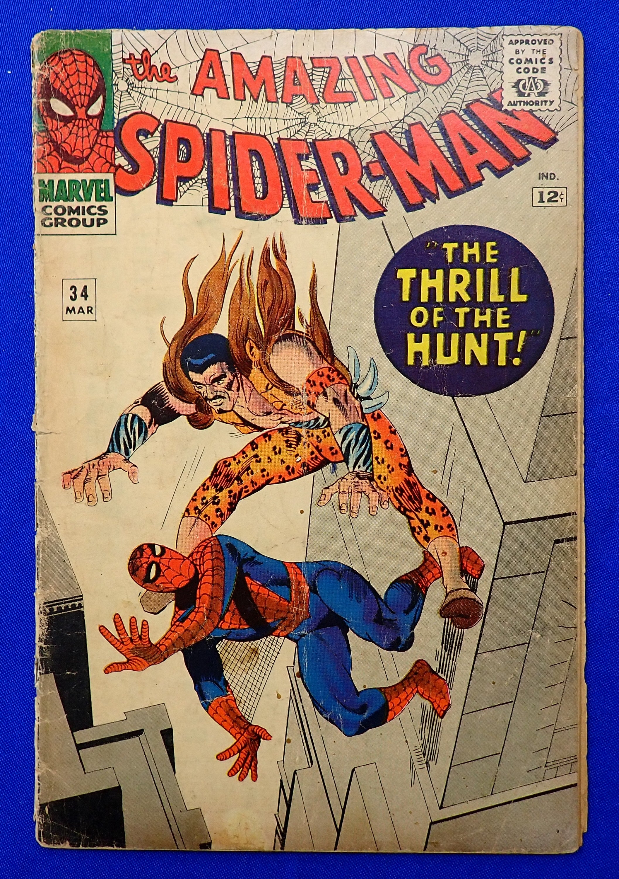 Amazing Spider-Man #34 (1965) - FR/GD (1.5) - 2nd App. Gwen Stacy