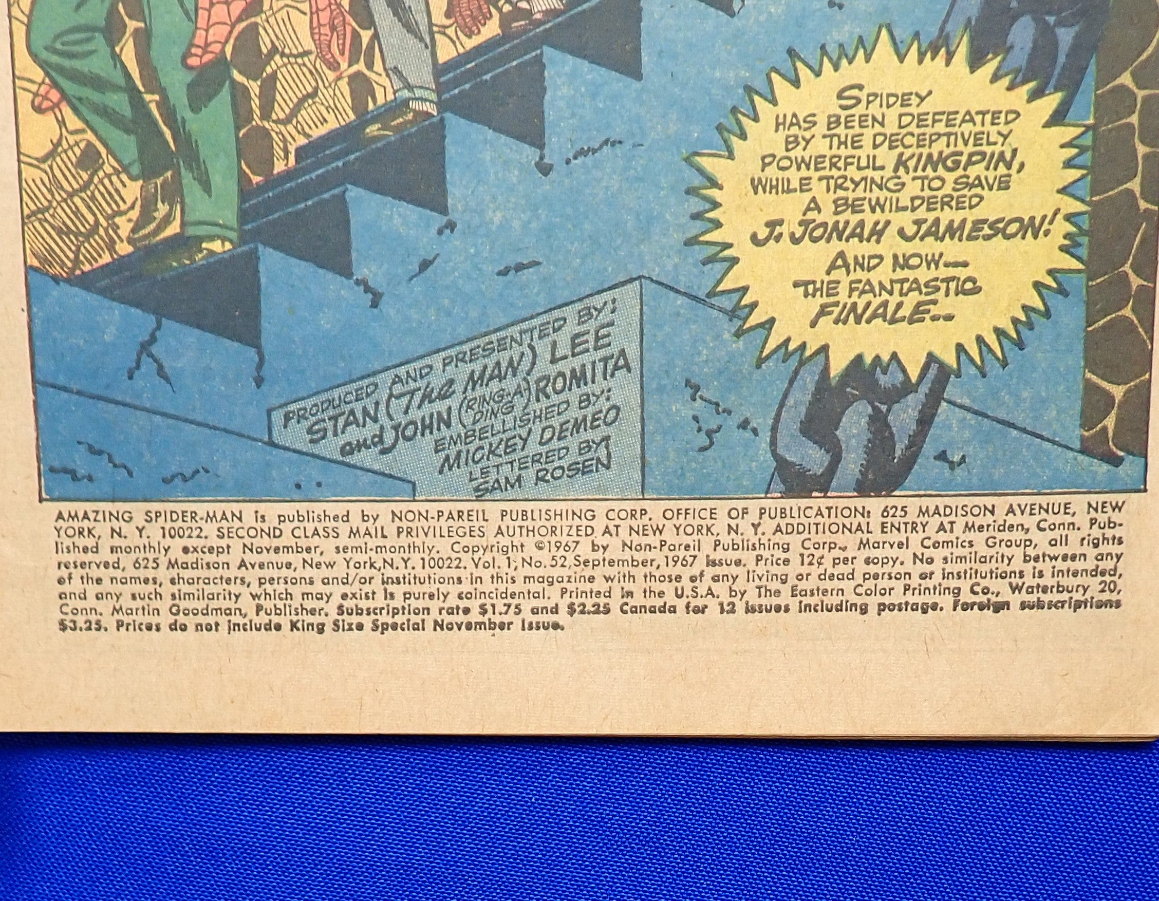 Amazing Spider-Man #52 (1968) - VG (4.0) - 3rd App. Kingpin