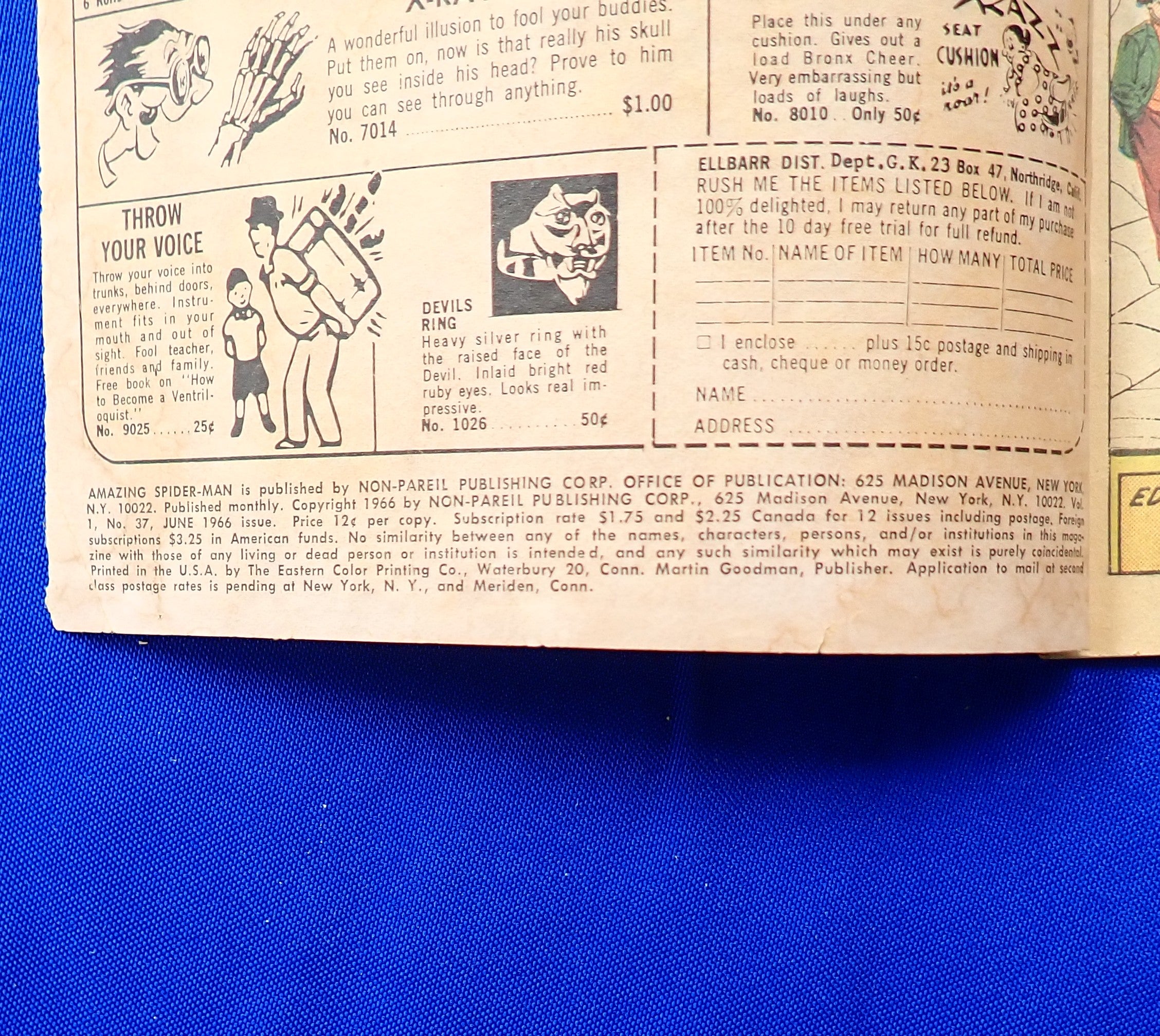 Amazing Spider-Man #37 (1965) - PR (0.5) - 1st Full App. Norman Osborne, later Green Goblin