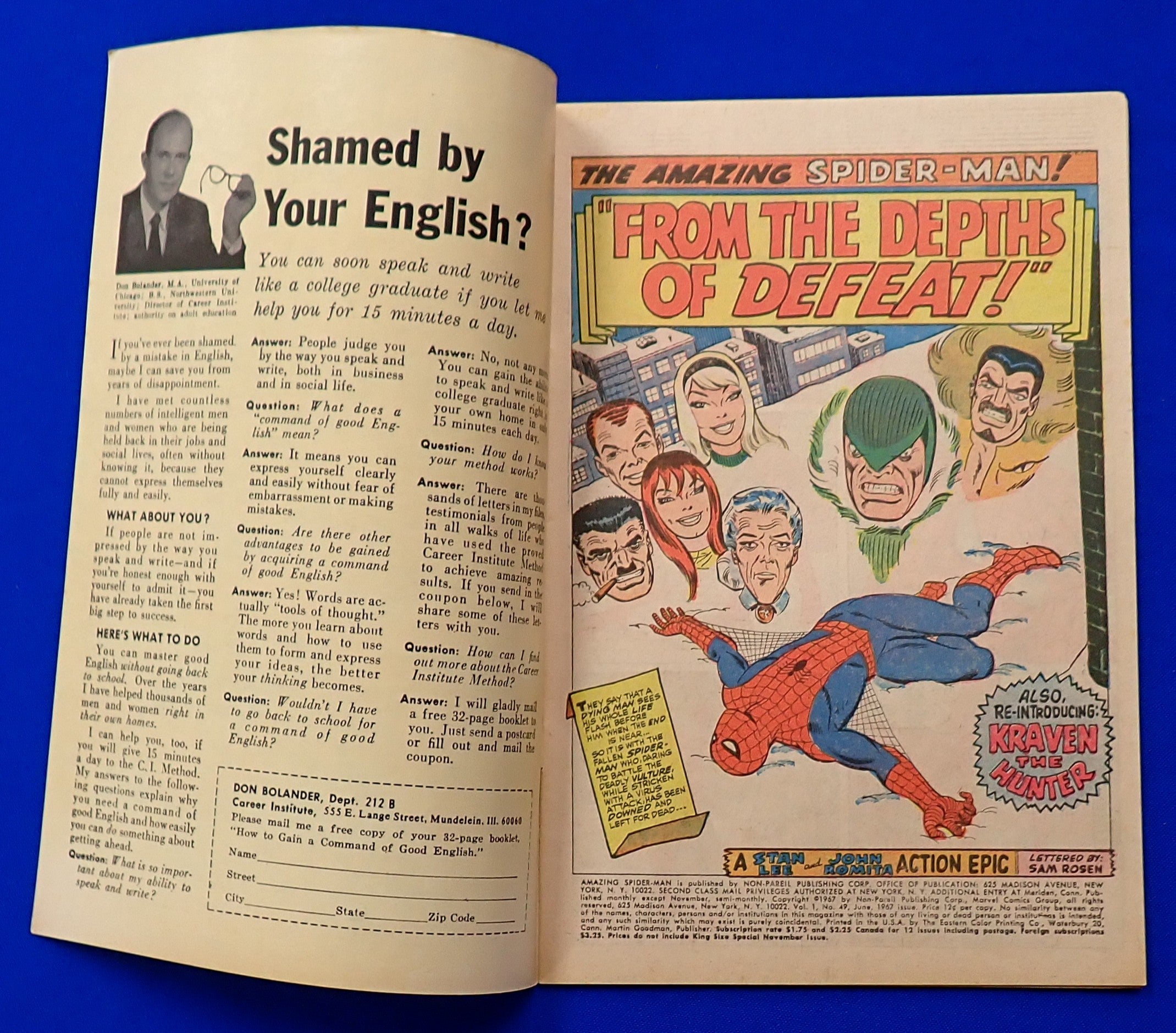 Amazing Spider-Man #49 (1967) - FN/VF- (7.0-7.5) - Silver Age Issue