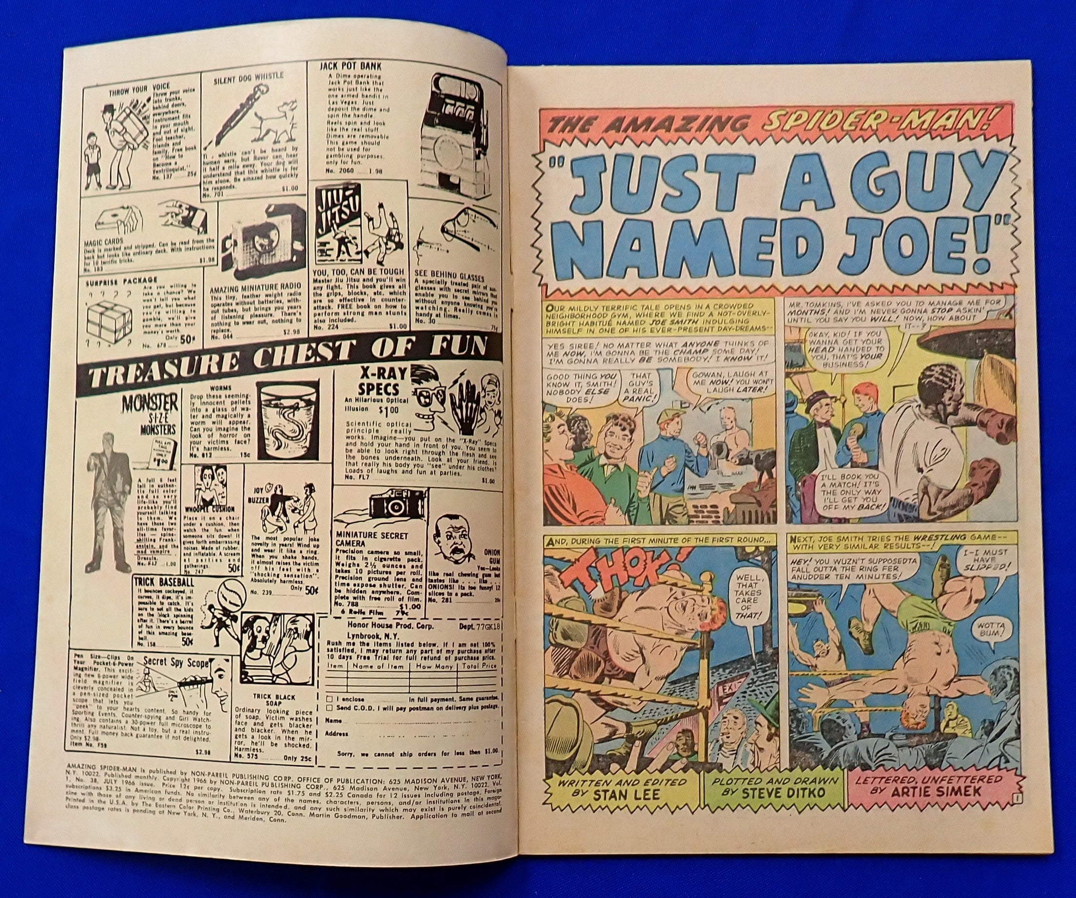 Amazing Spider-Man #38 (1966) - FN+/VF (6.5-7.0) - Final Steve Ditko Issue