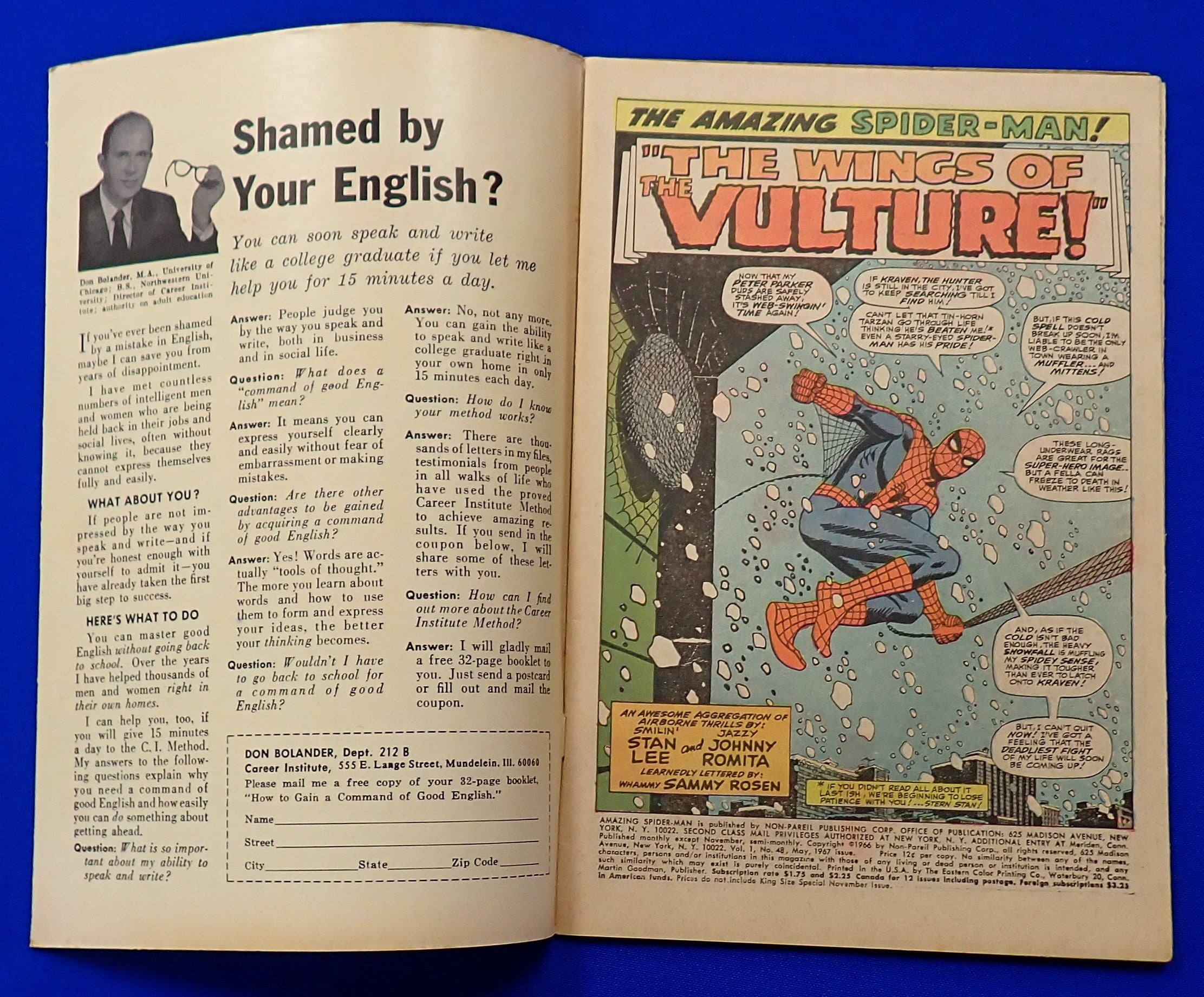 Amazing Spider-Man #48 (1967) - FN+/VF- (6.5-7.0) - 1st App of the 2nd Vulture