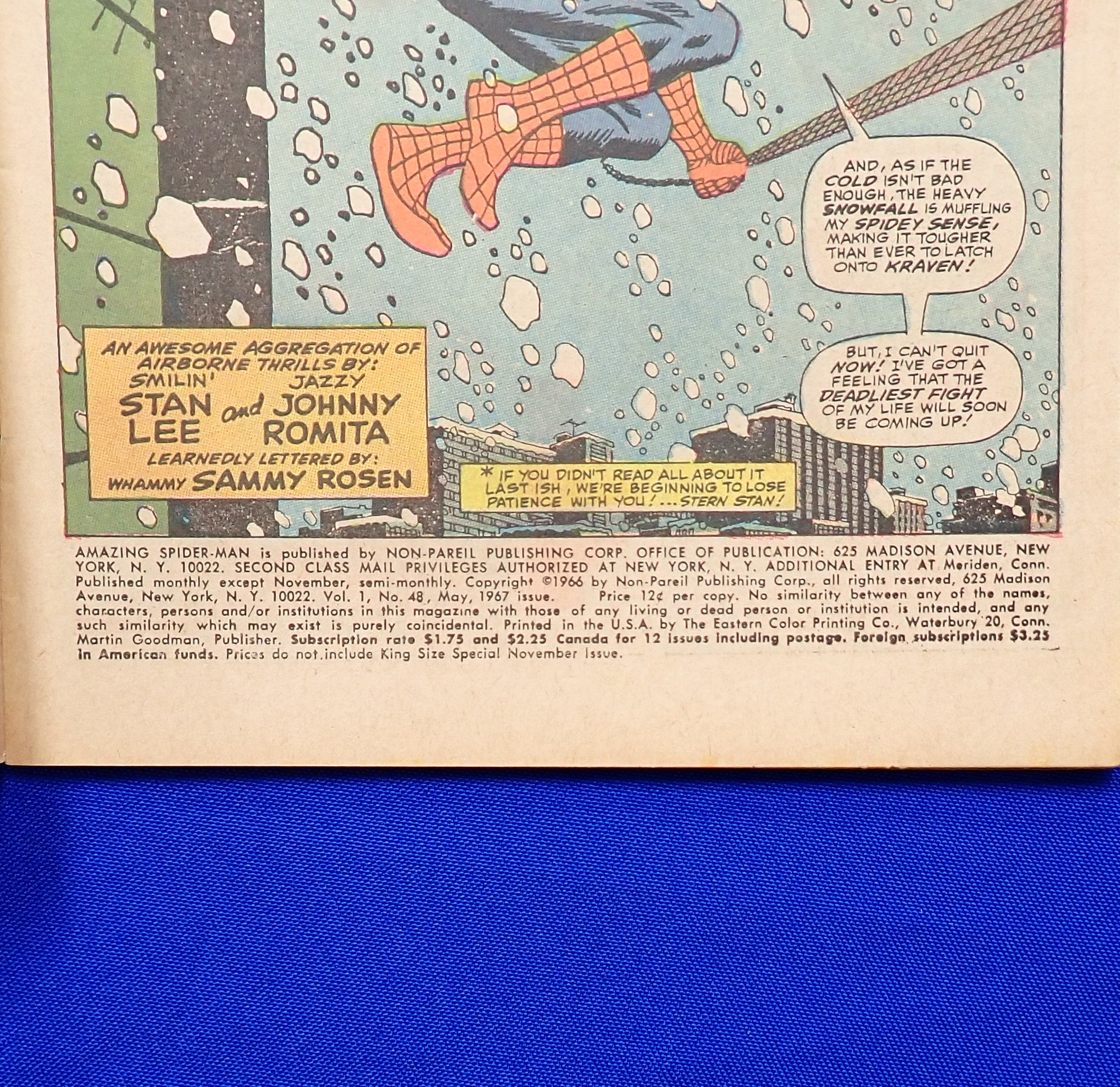 Amazing Spider-Man #48 (1967) - FN+/VF- (6.5-7.0) - 1st App of the 2nd Vulture