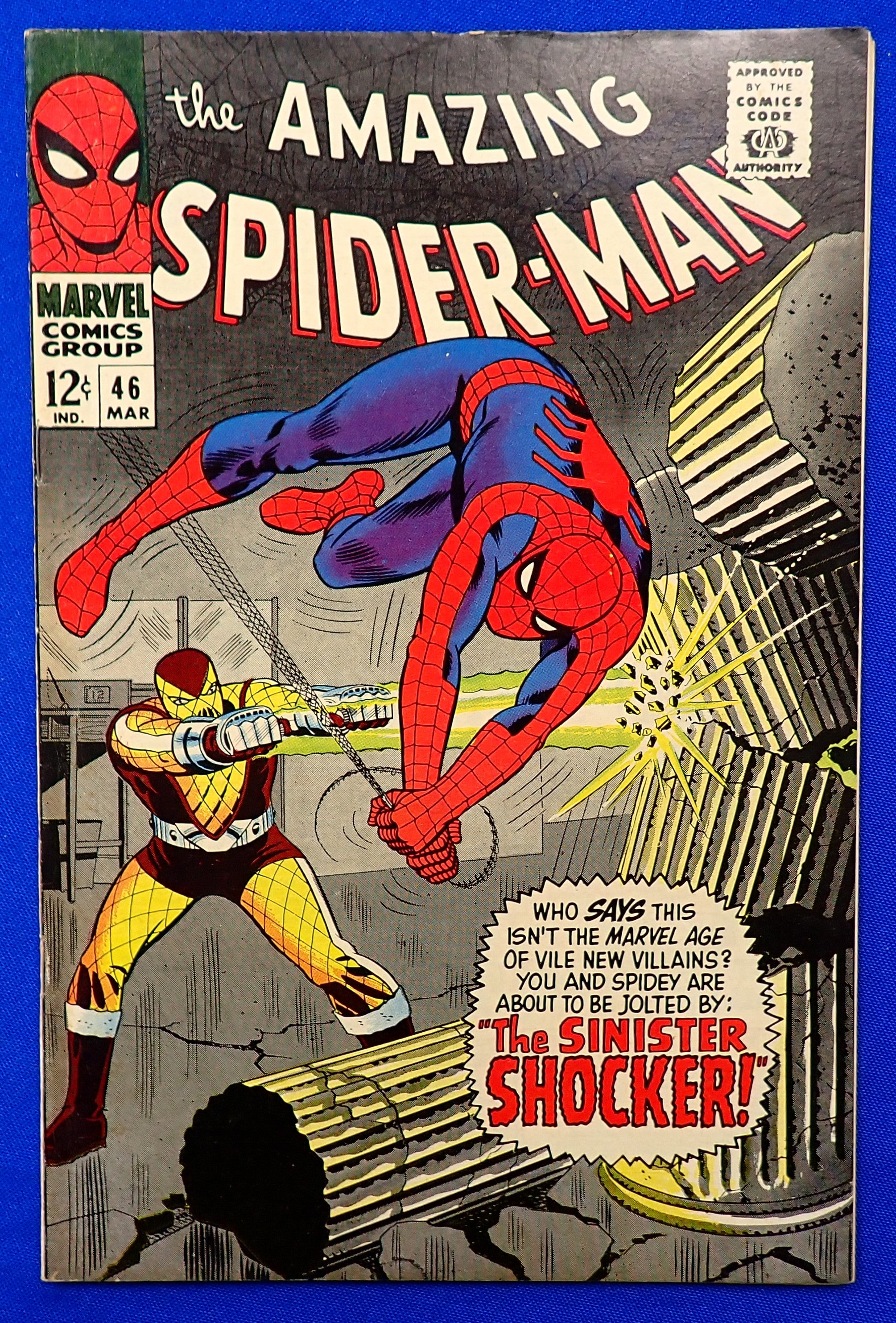 Amazing Spider-Man #46 (1967) - FN/VF (7.0) - 1st App. of the Shocker