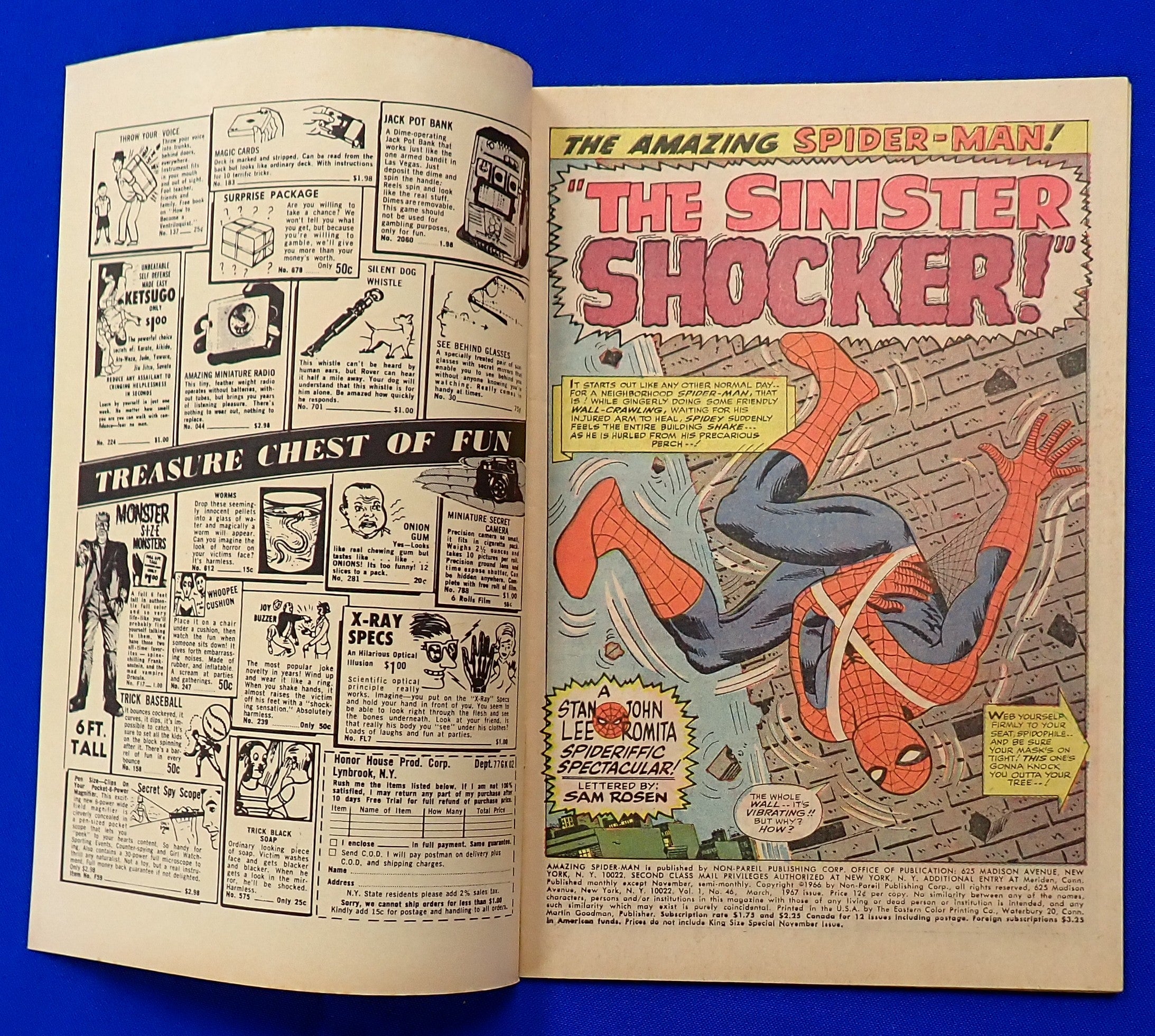 Amazing Spider-Man #46 (1967) - FN/VF (7.0) - 1st App. of the Shocker