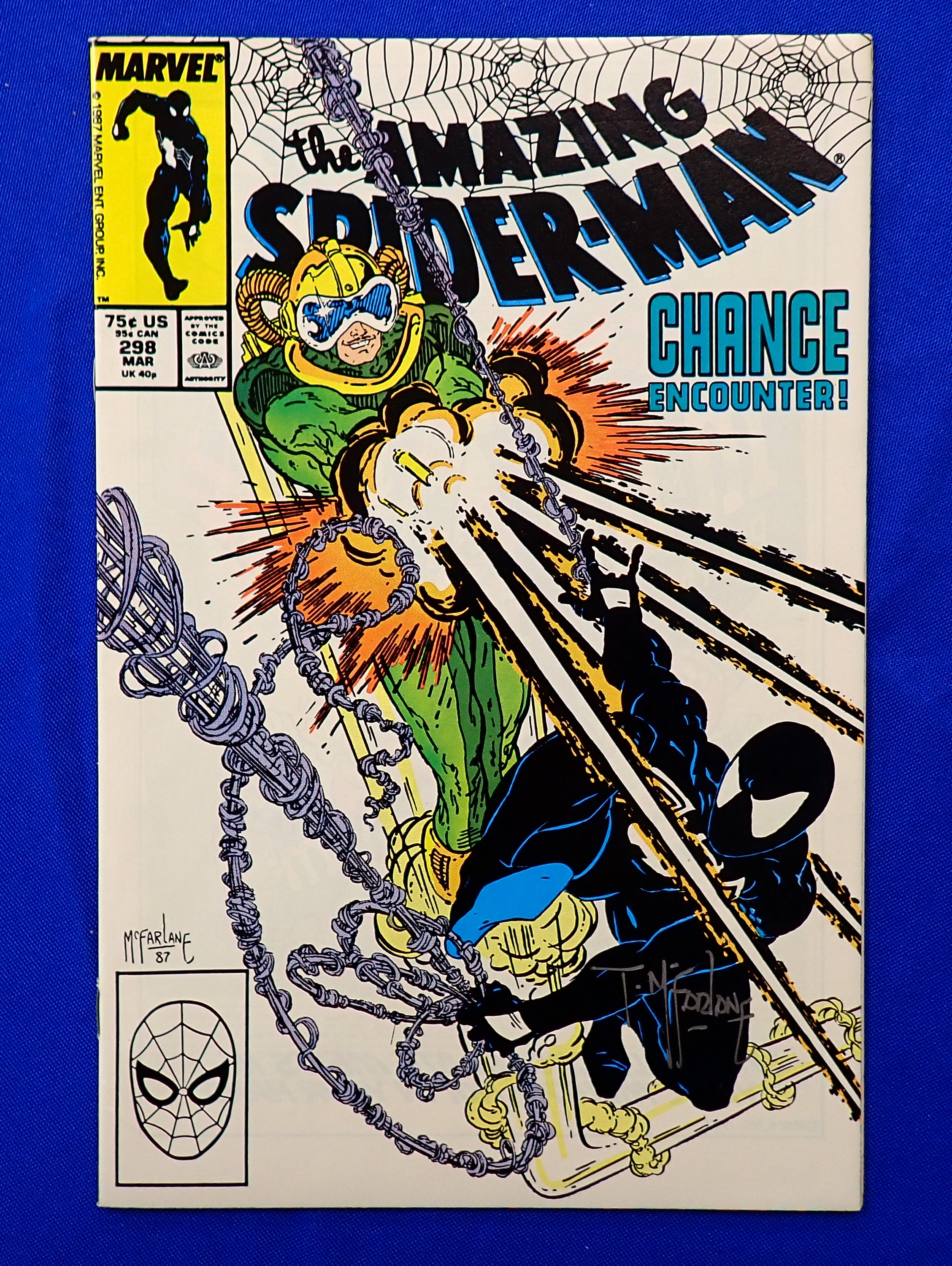 Amazing Spider-Man #298 (1988) - NM (9.4) - SIGNED, 1st Cameo App. Venom