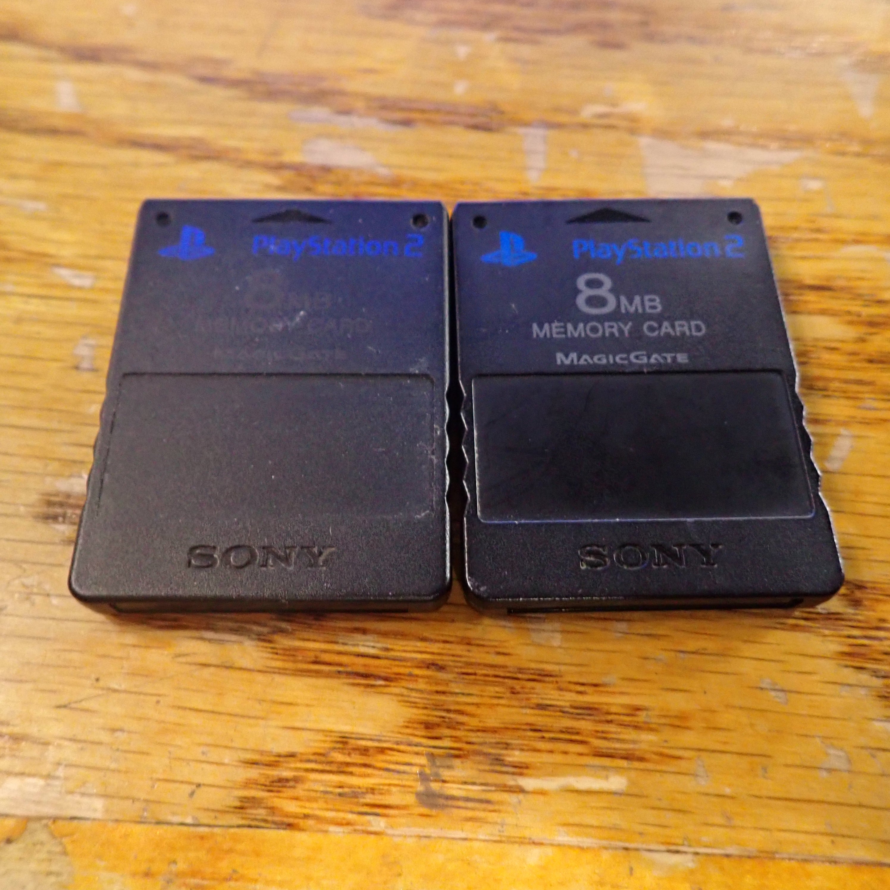 PS2 Memory Card - 2 Pack(Black)