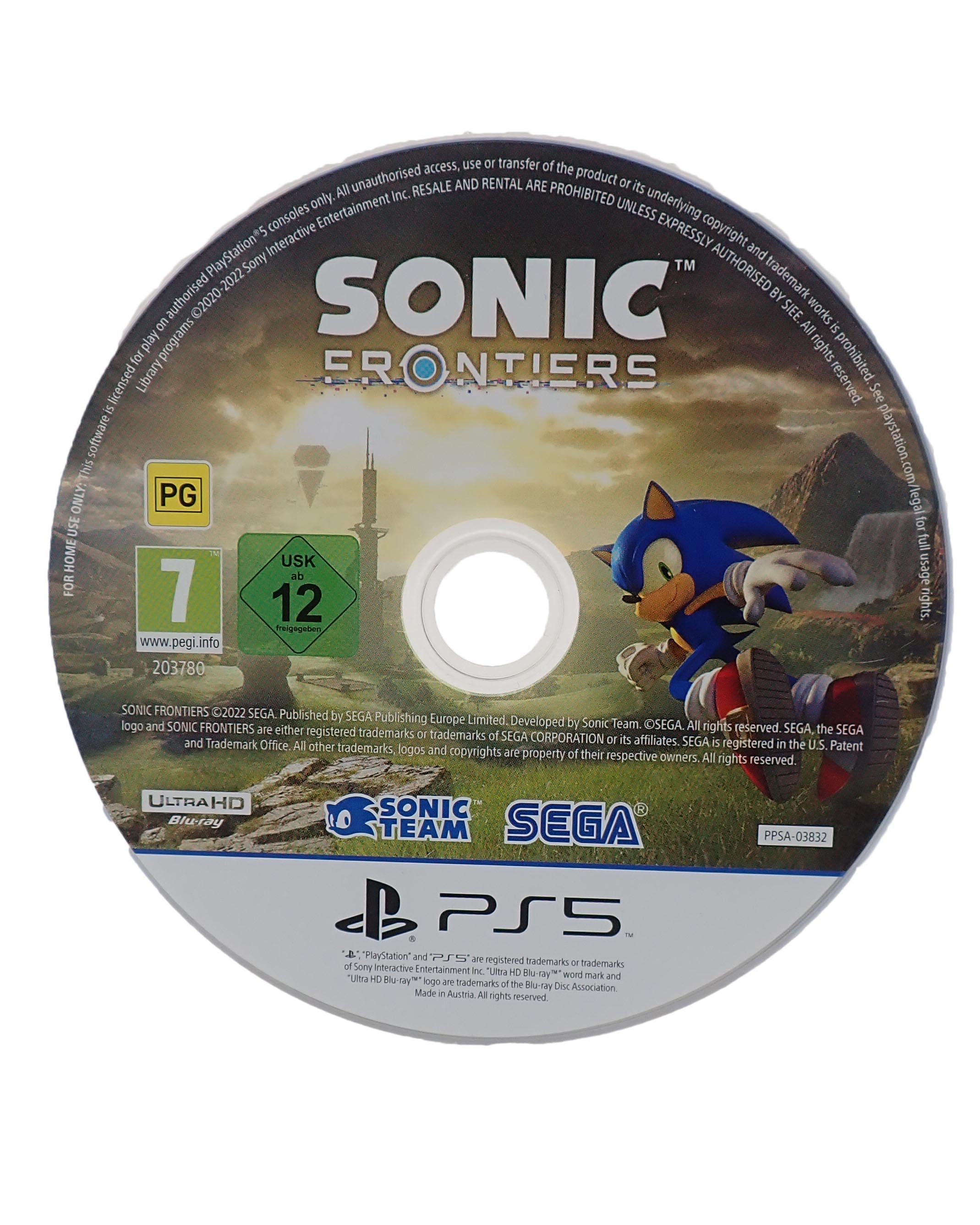 Sonic Frontiers, PAL [Loose] - PS5