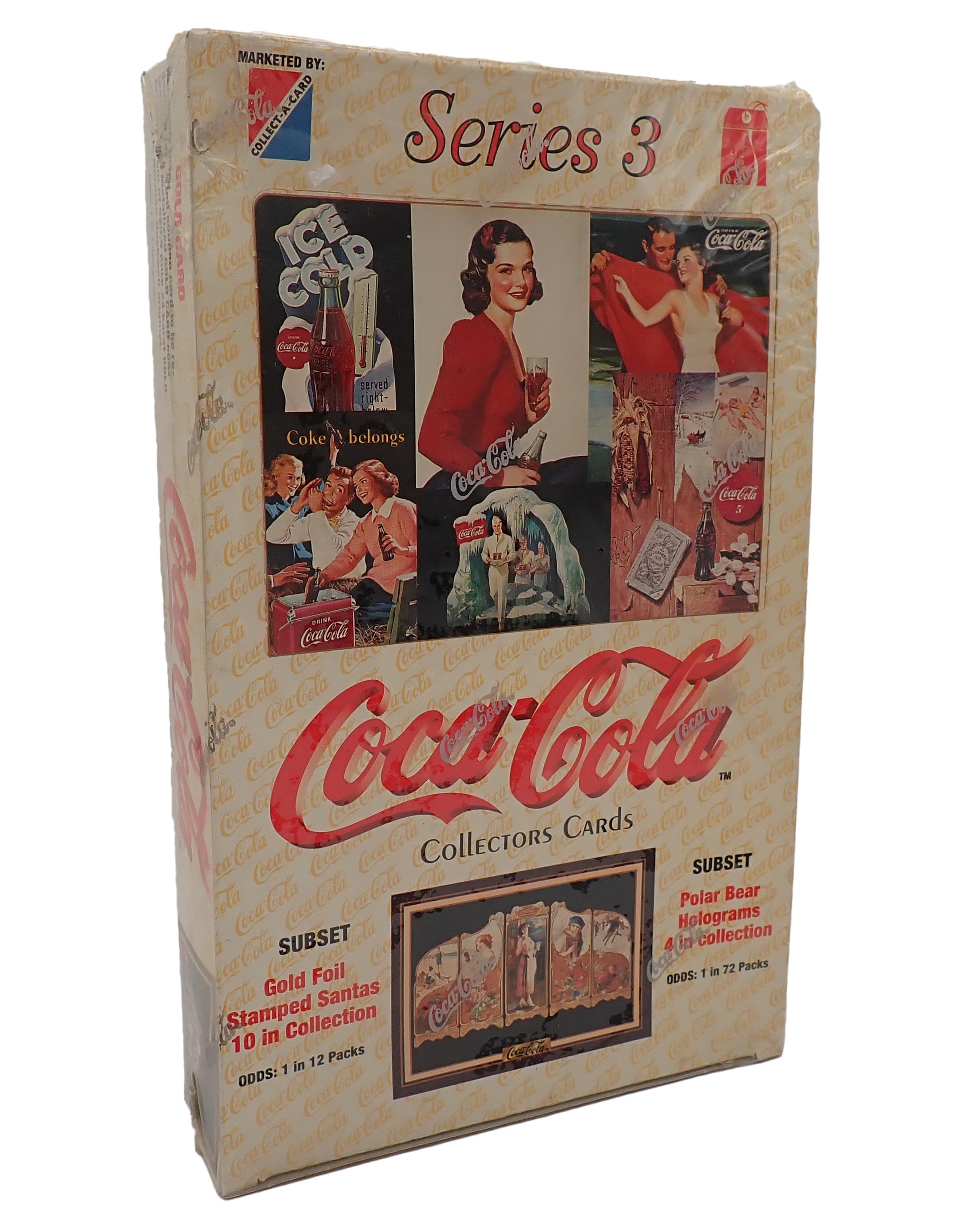 1994 Collect-a-Card Coca-Cola Series 3 Collectors Cards - Sealed in Box