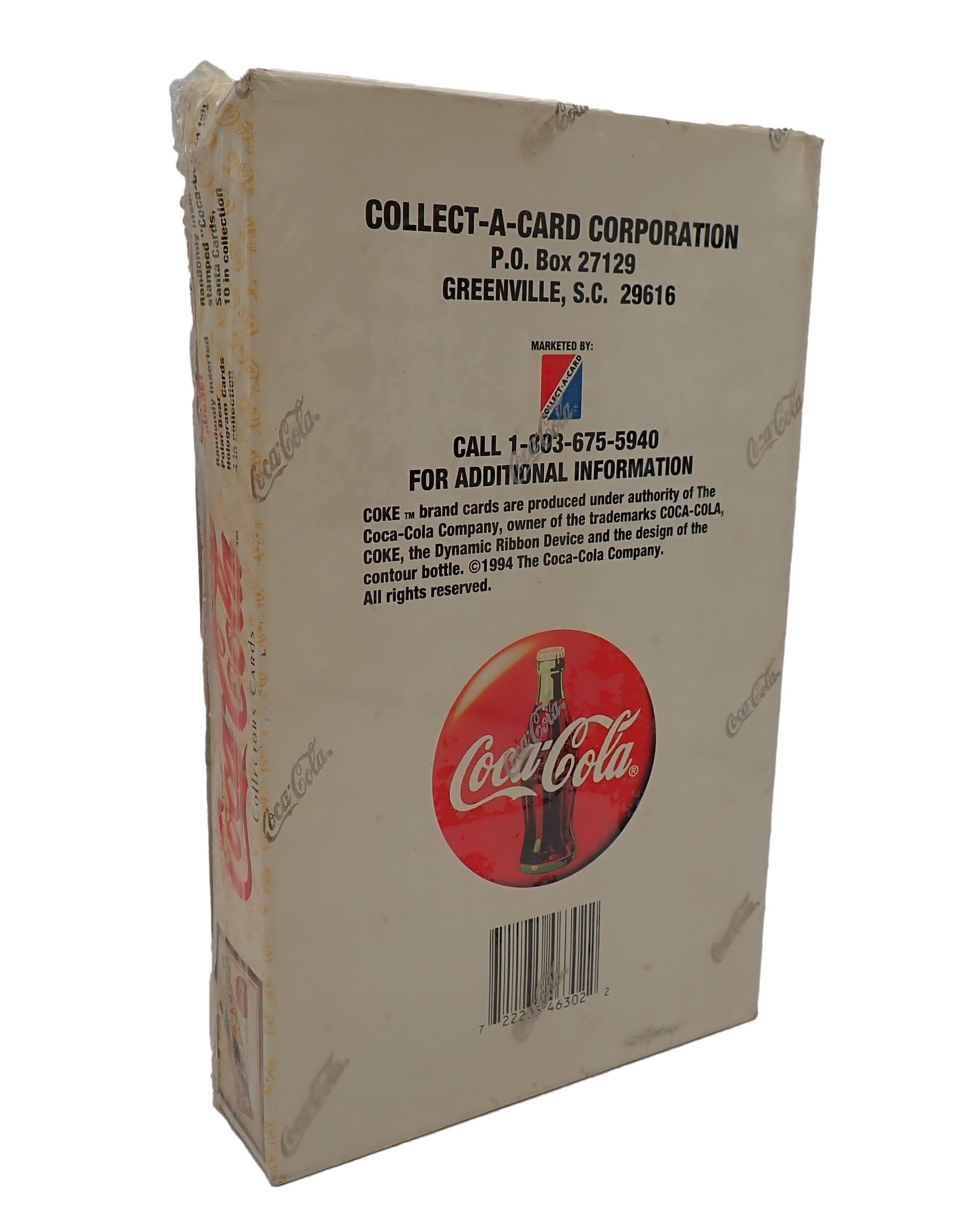 1994 Collect-a-Card Coca-Cola Series 3 Collectors Cards - Sealed in Box
