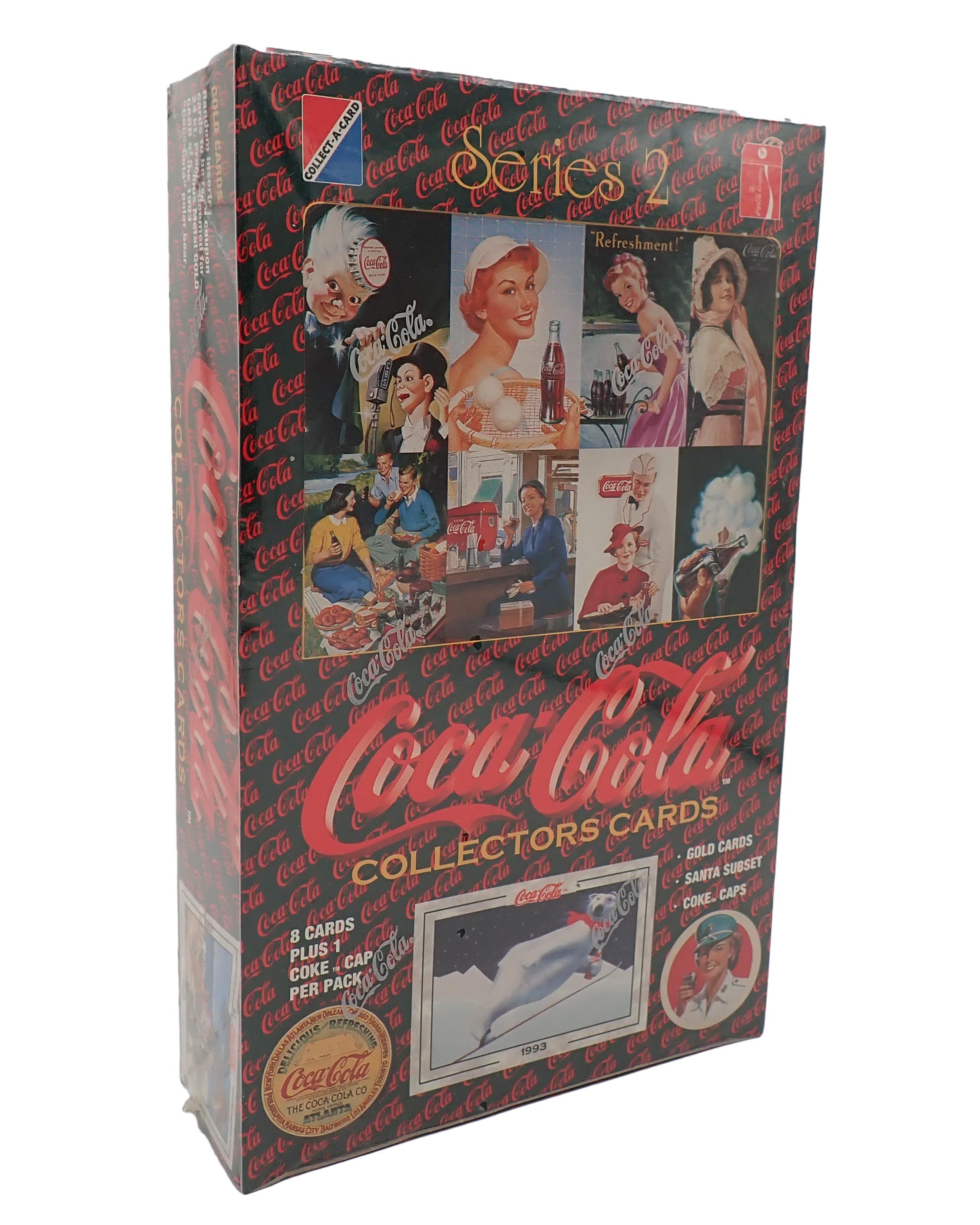 1994 Collect-a-Card Coca-Cola Series 2 Collectors Cards - Sealed in Box