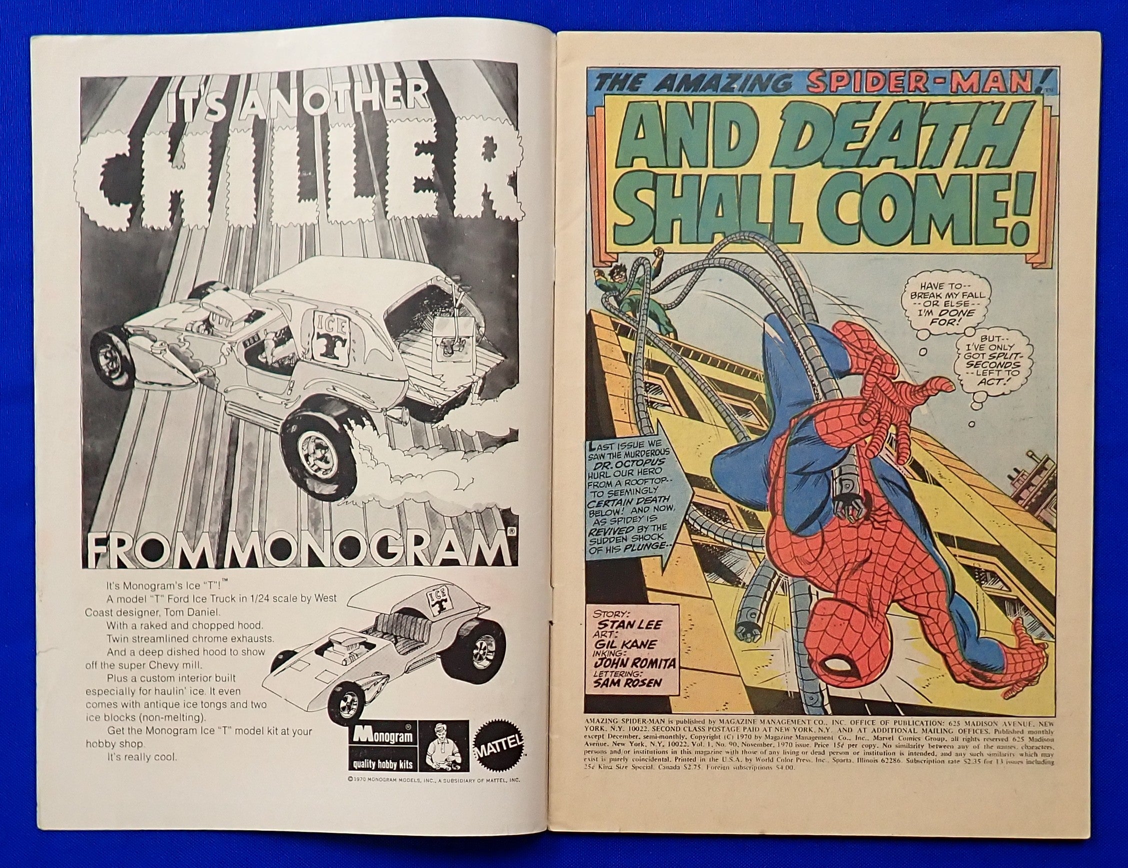 Amazing Spider-Man #90 (1970) - GD+ (2.5) - Death of Captain George Stacy