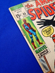 Amazing Spider-Man #86 (1970) - GD+ (2.0-2.5) - Debut of Black Widow
