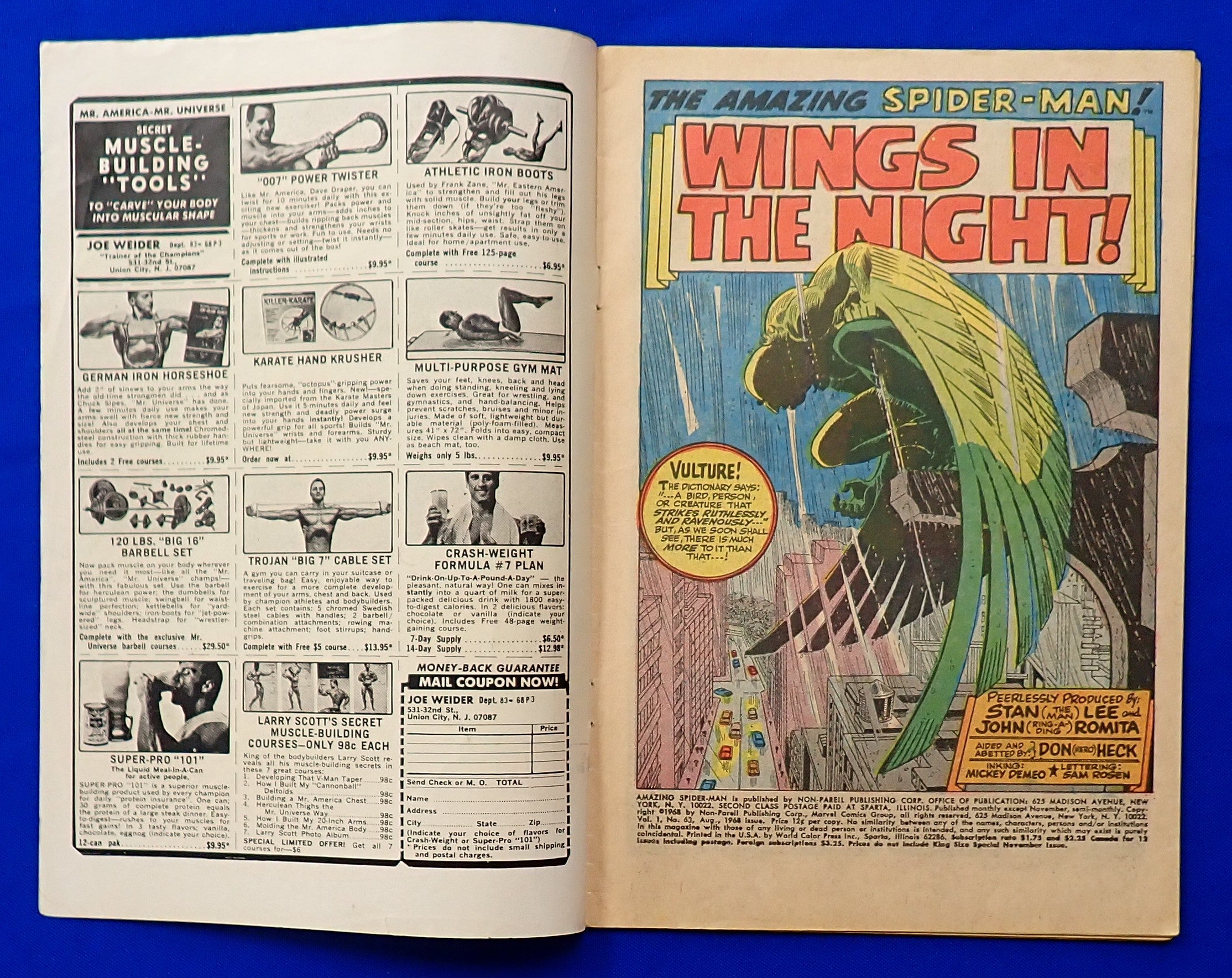 Amazing Spider-Man #63 (1968) - VG- (3.5) - Silver Age Issue