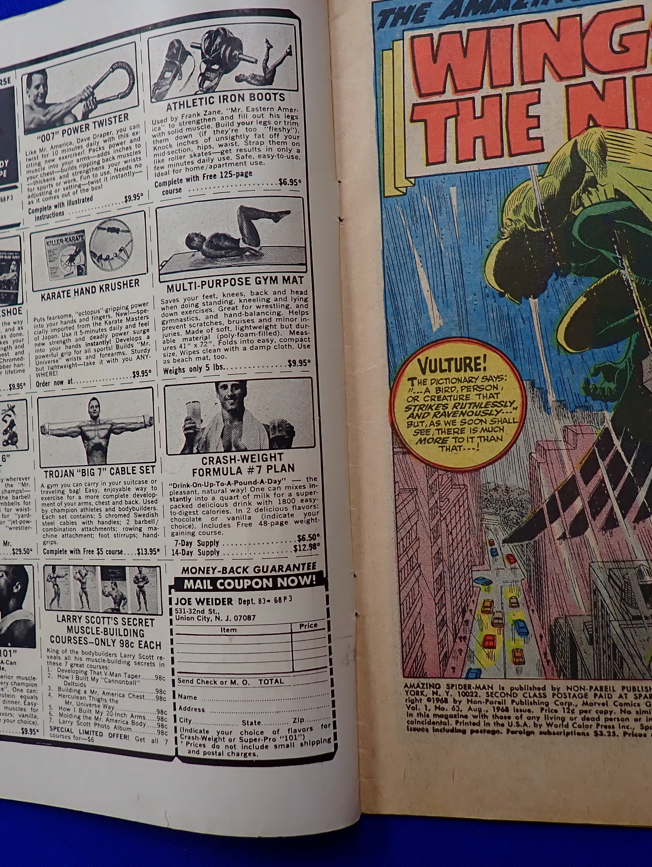 Amazing Spider-Man #63 (1968) - VG- (3.5) - Silver Age Issue