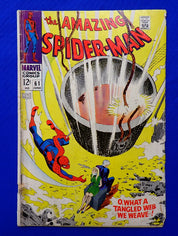 Amazing Spider-Man #61 (1968) - GD (2.0) - 1st Cover App. Gwen Stacy