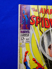 Amazing Spider-Man #61 (1968) - GD (2.0) - 1st Cover App. Gwen Stacy
