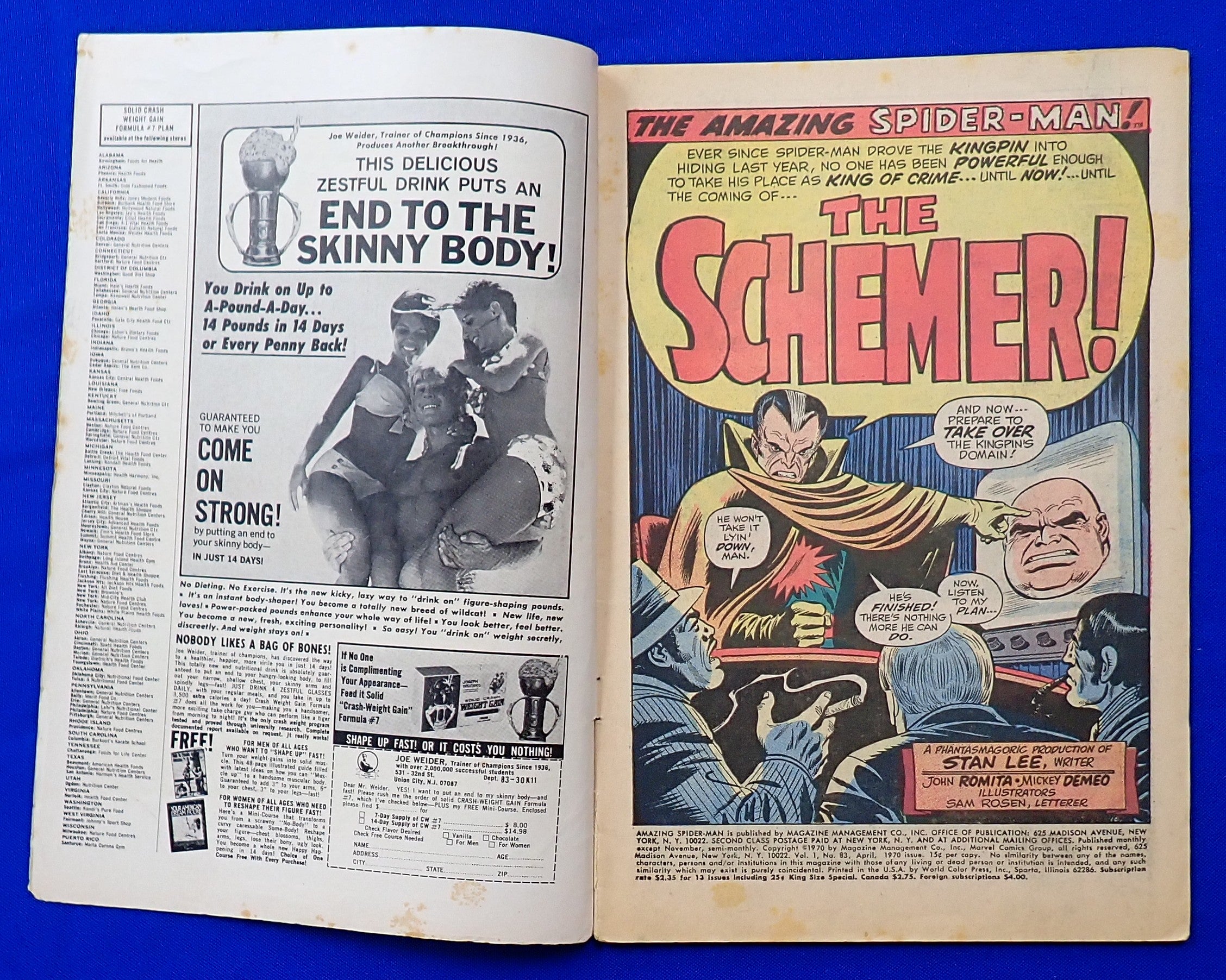 Amazing Spider-Man #83 (1970) - GD/VG (2.5-3.0) - 1st Schemer App.