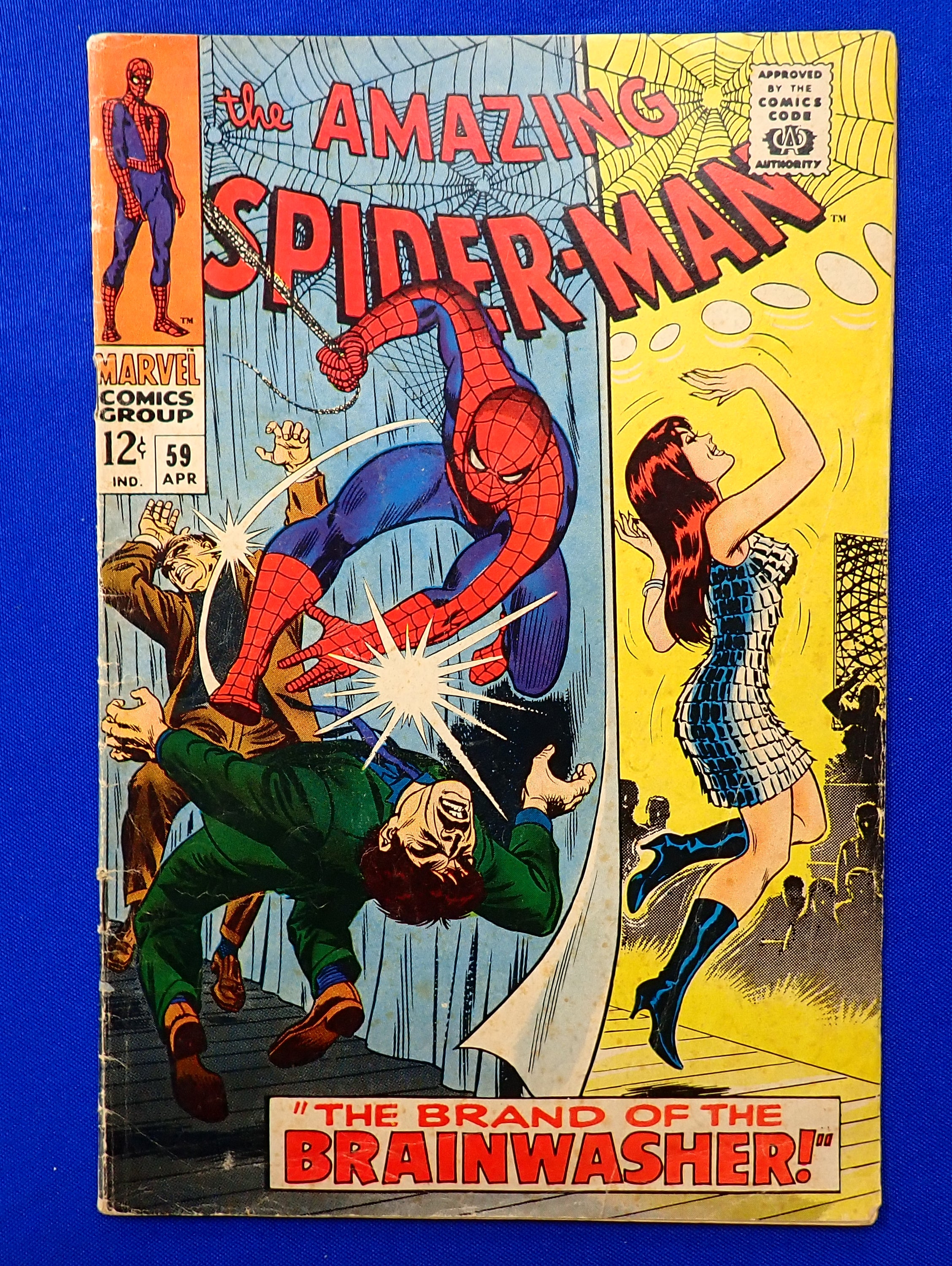Amazing Spider-Man #59 (1968) - GD/GD+ (2.0-2.5) - 1st Cover App. Mary Jane