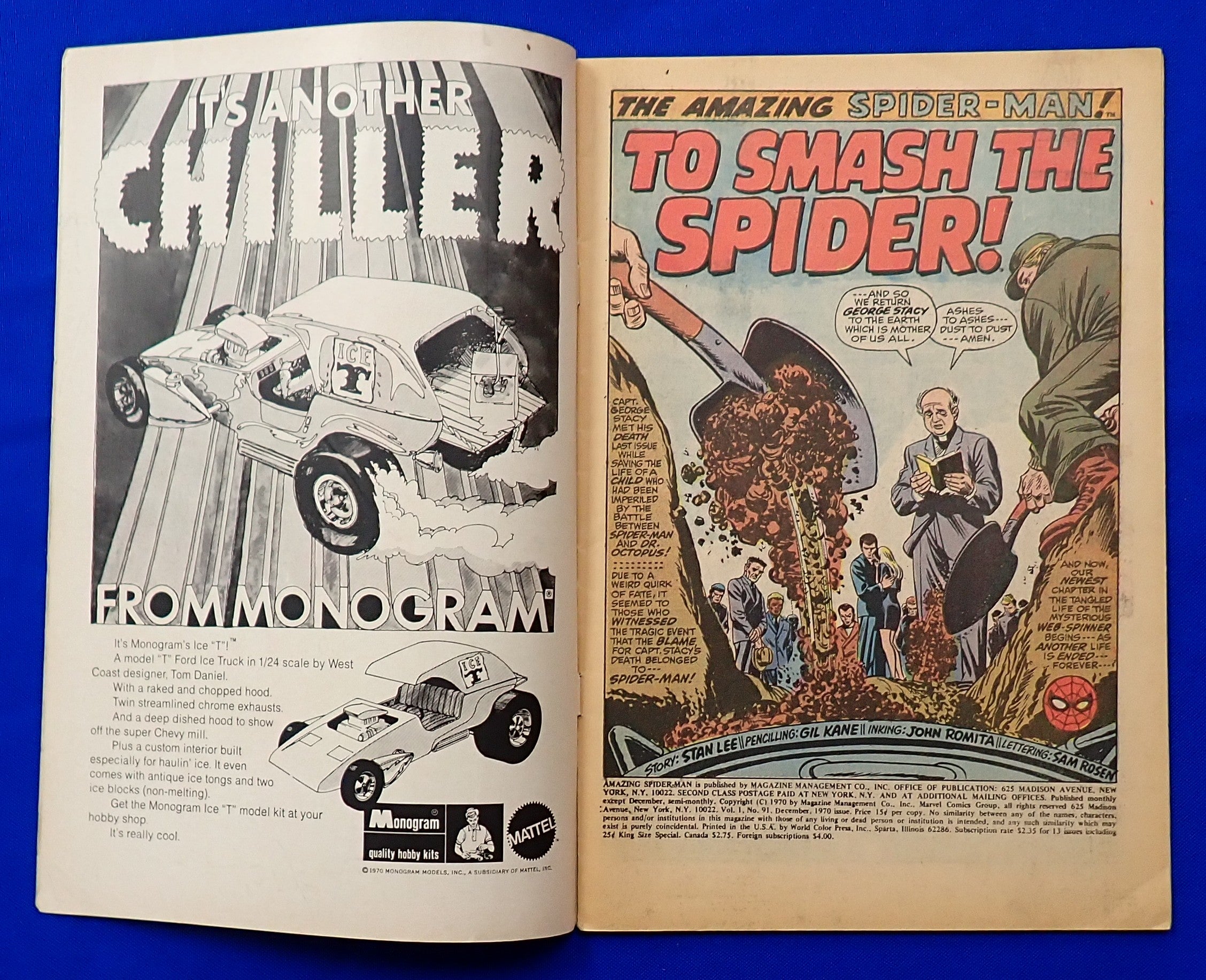 Amazing Spider-Man #91 (1970) - FN/FN- (5.5-6.0) - Bronze Age Issue