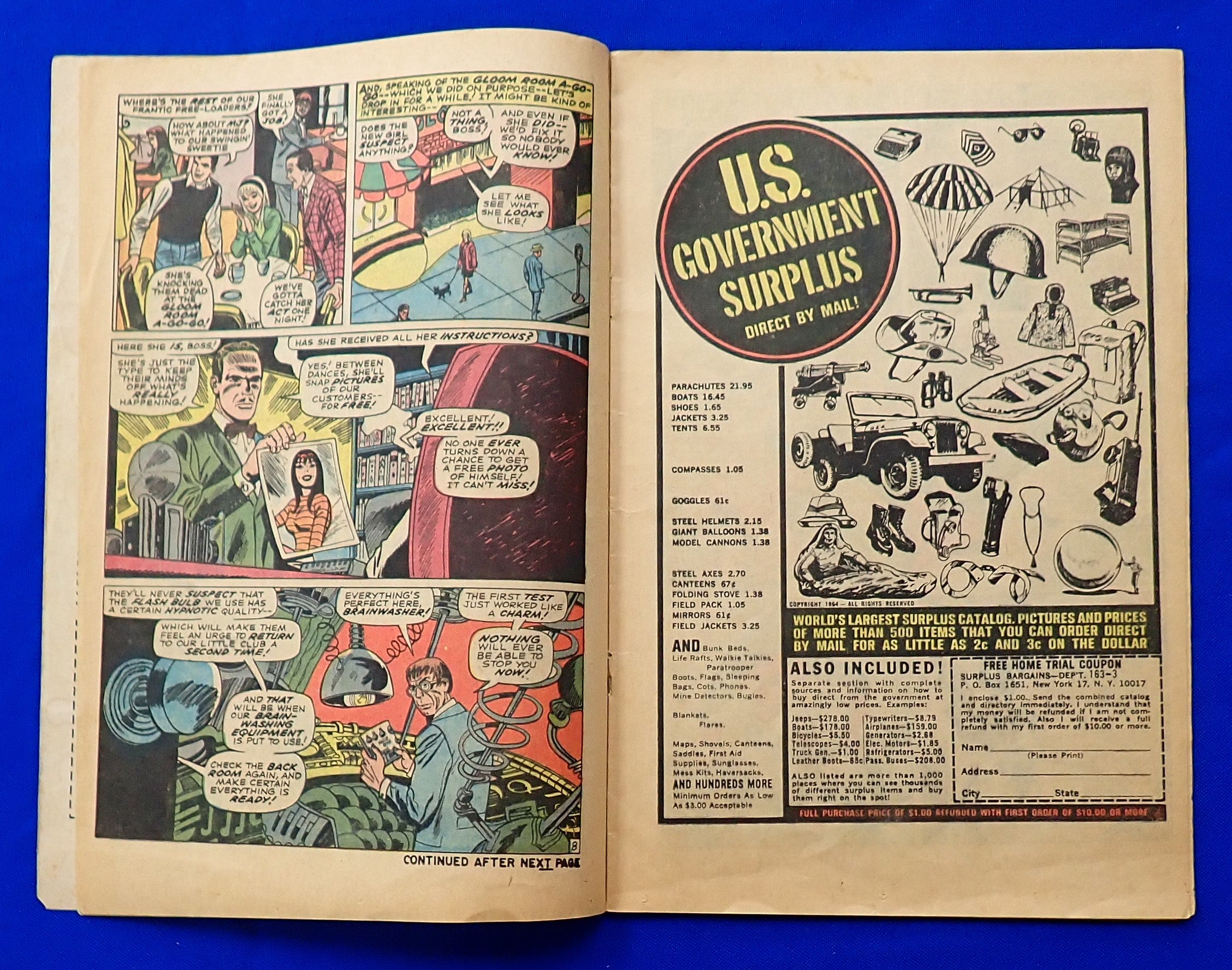 Amazing Spider-Man #59 (1968) - GD/GD+ (2.0-2.5) - 1st Cover App. Mary Jane