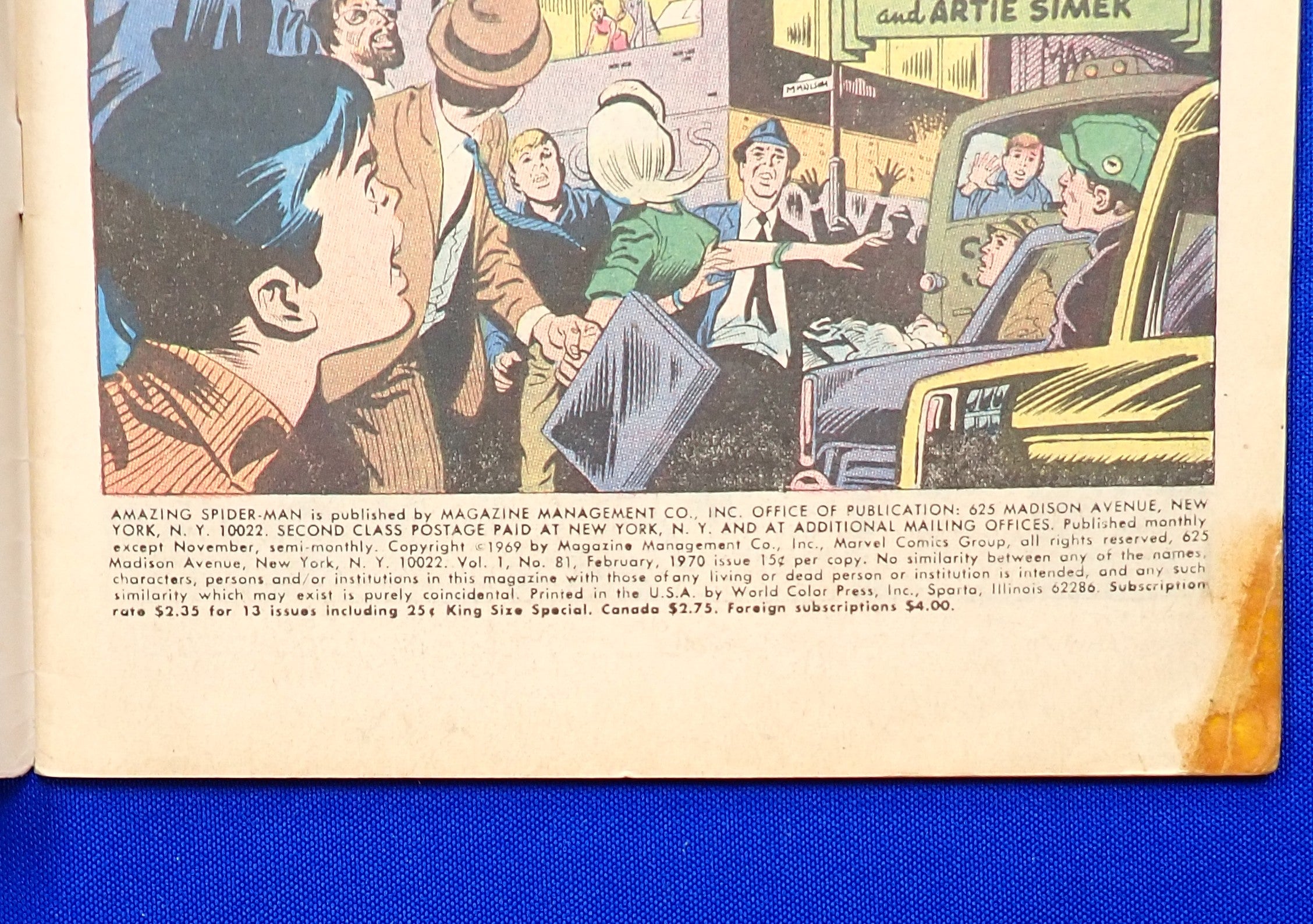 Amazing Spider-Man #81 (1970) - GD/VG (2.5-3.0) - 1st App. Kangaroo