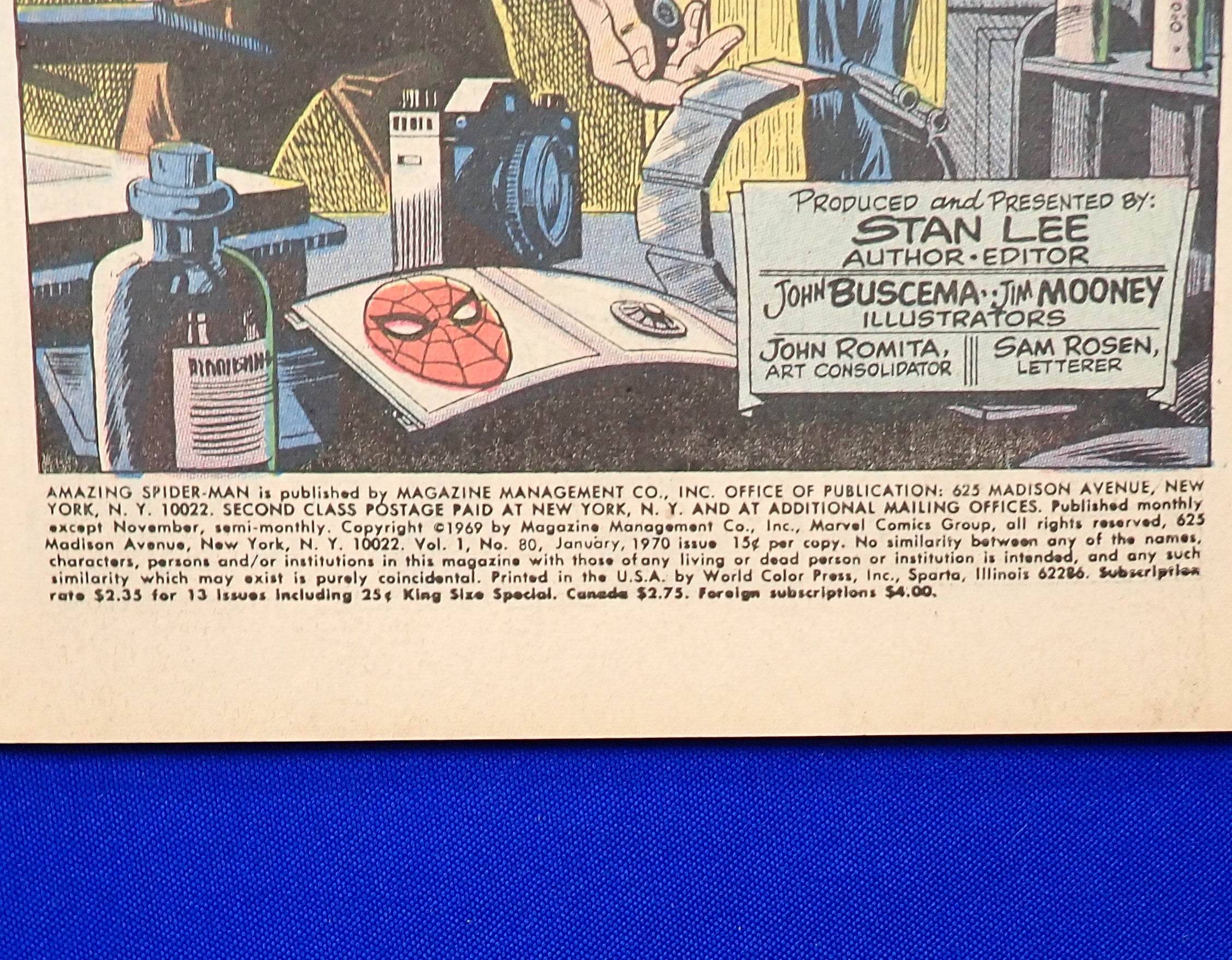 Amazing Spider-Man #80 (1969) - VG/VG+ (4.0-4.5) - Final Silver Age Issue