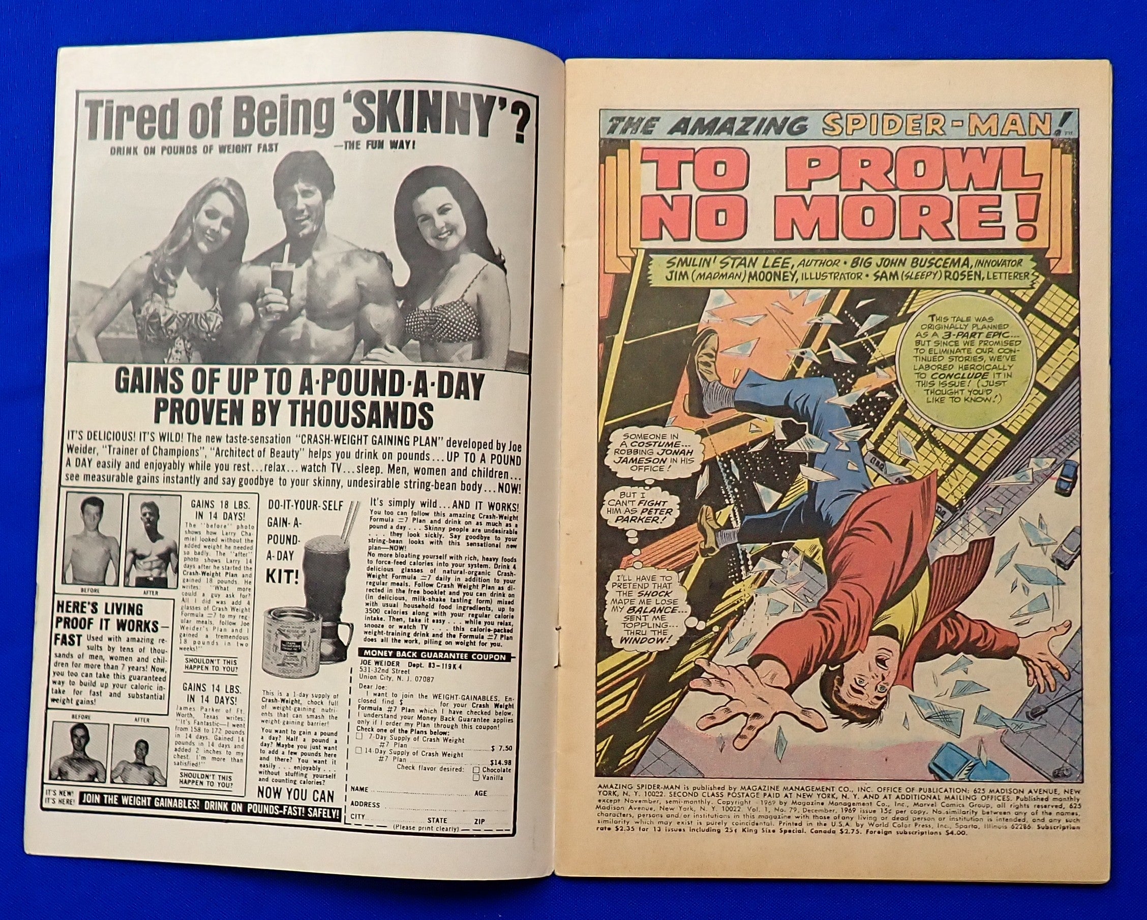 Amazing Spider-Man #79 (1969) - VG/VG+ (4.0-4.5) - 2nd App. Prowler