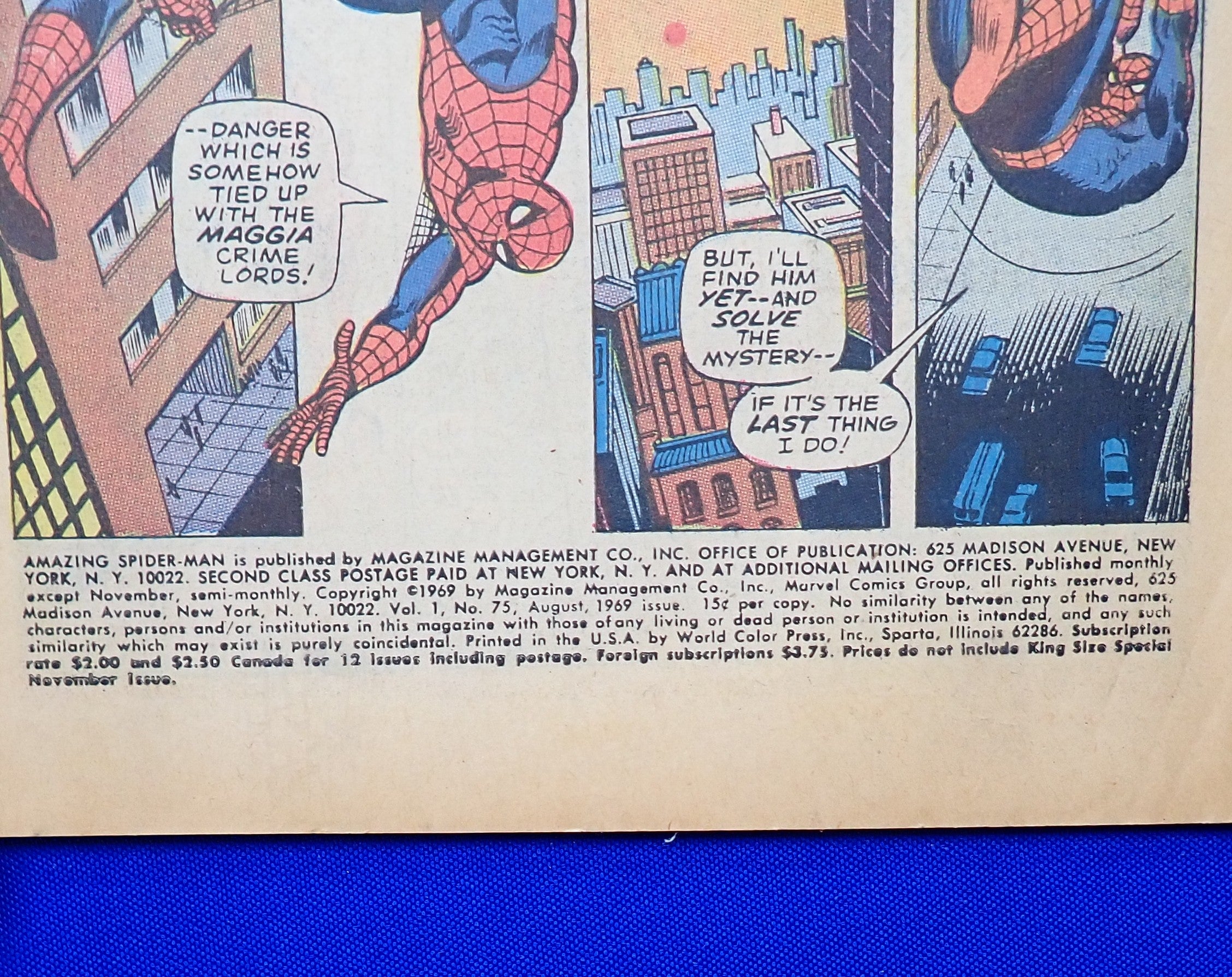 Amazing Spider-Man #75 (1969) - GD/VG- (3.0-3.5) - Iconic John Romita Sr. Cover