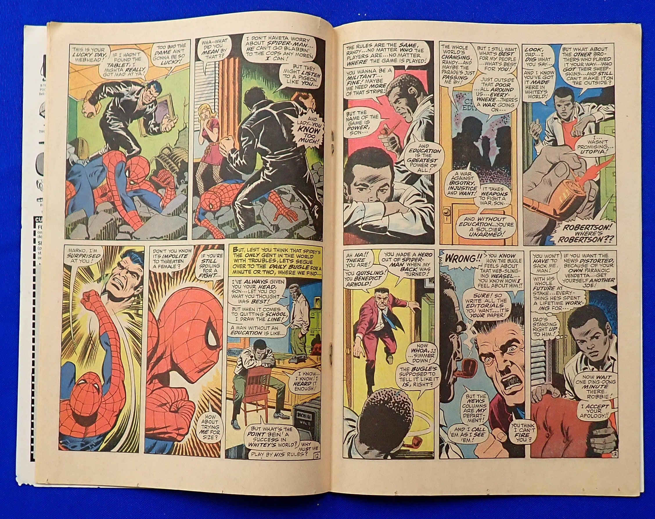 Amazing Spider-Man #73 (1969) - VG/VG- (3.5-4.0) - 1st App. Silvermane & Man-Mountain Marko