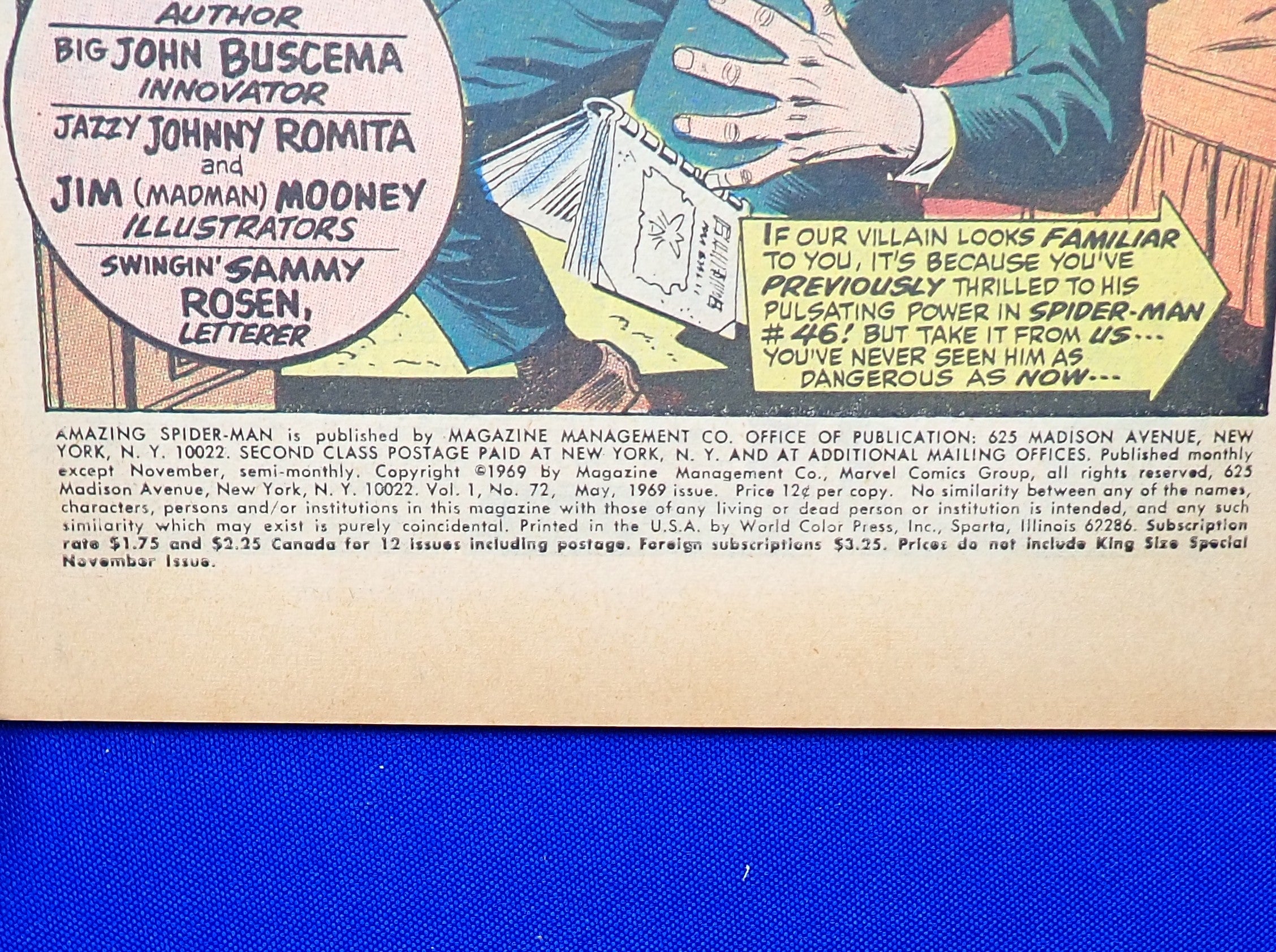 Amazing Spider-Man #72 (1969) - VG (4.0) - Silver Age Issue