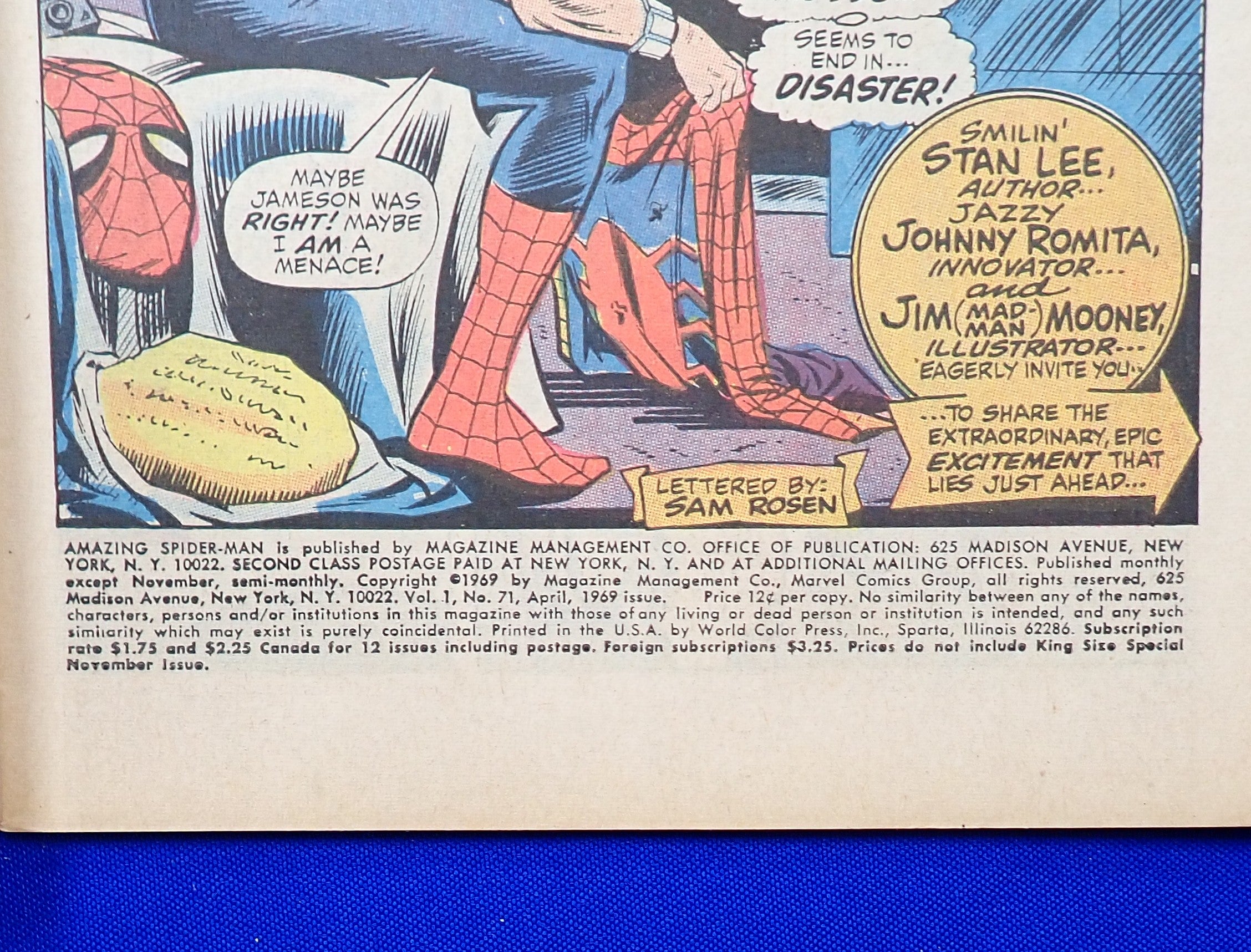 Amazing Spider-Man #71 (1969) - FN/VF (7.0-7.5) - Silver Age Issue