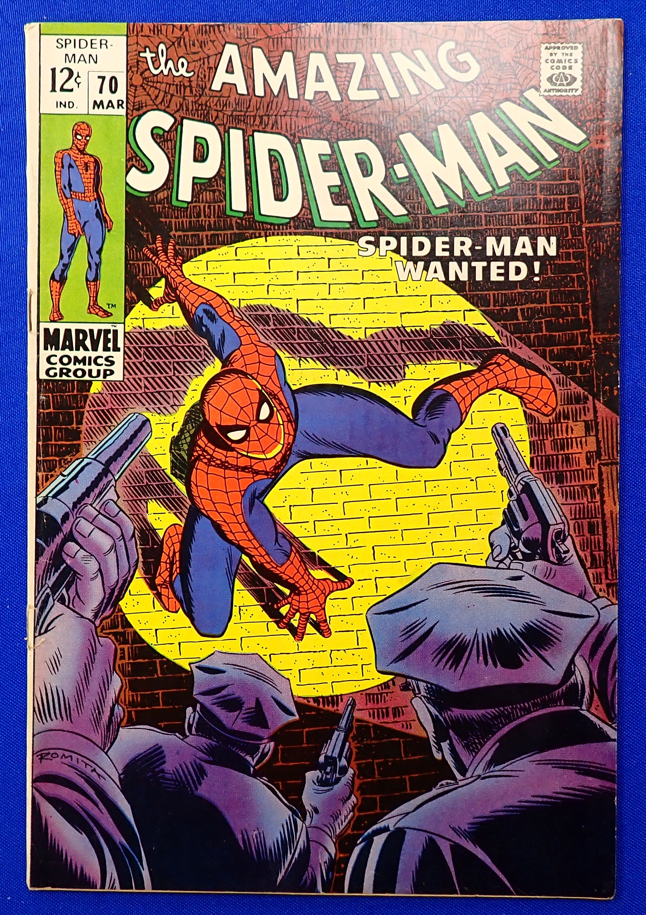 Amazing Spider-Man #70 (1969) - VG/FN (4.5-5.0) - 1st Cameo, Vannessa Fisk