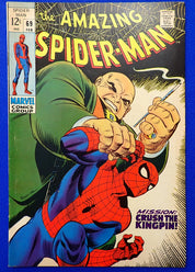 Amazing Spider-Man #69 (1969) - VG/FN (5.0-5.5) - 1st Mention of Vanessa Fisk