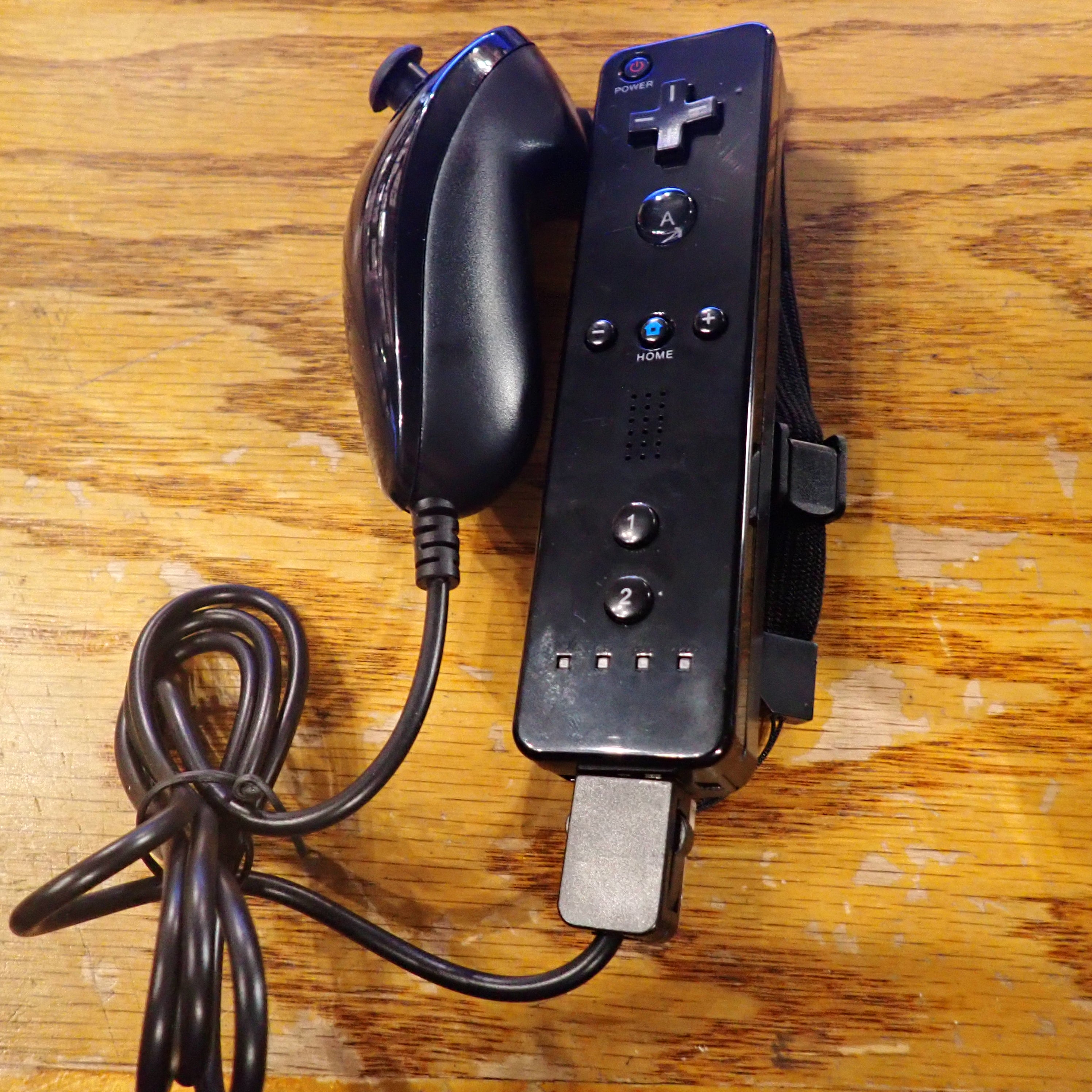 3rd Party Wii Mote & Nunchuck - Black