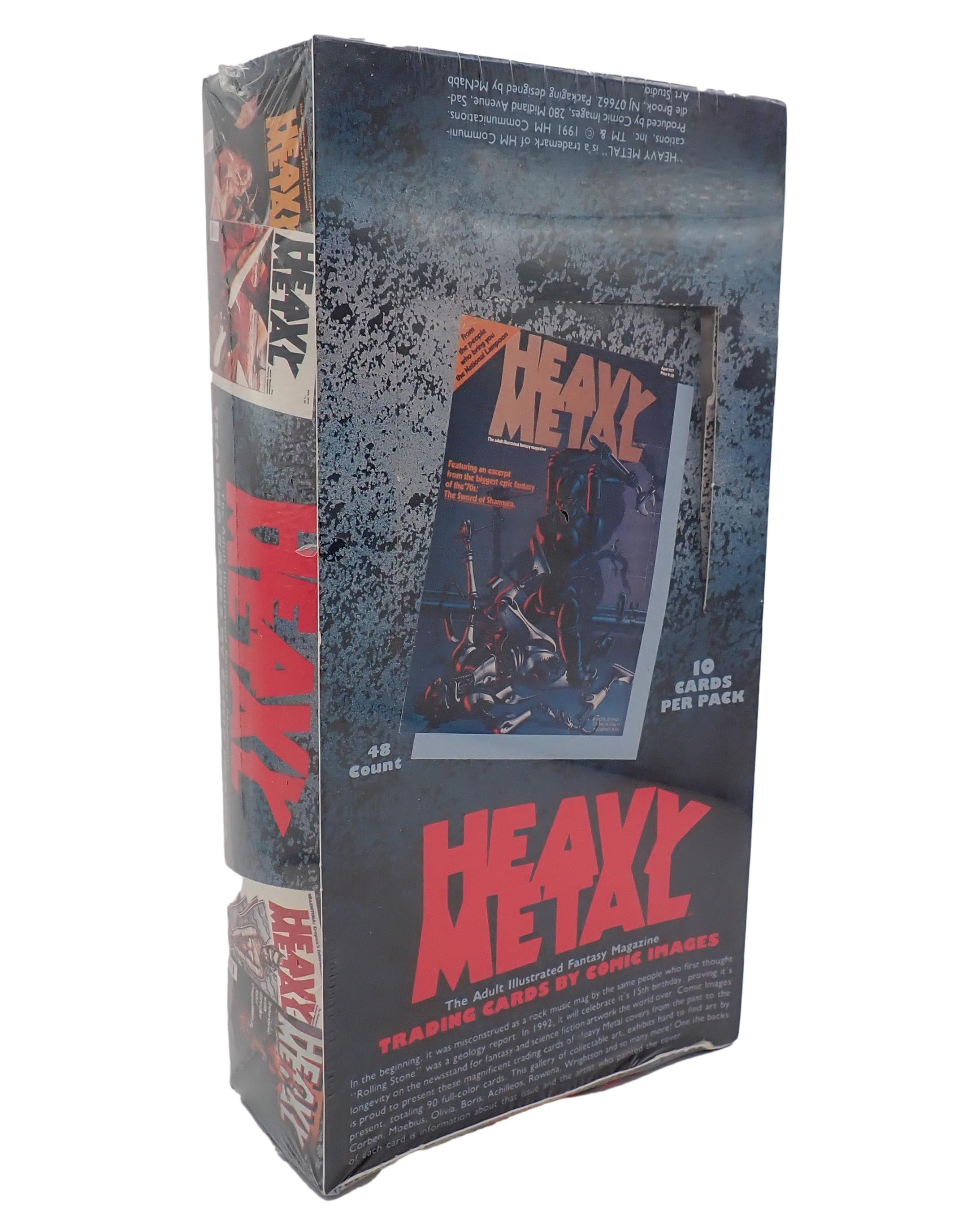 1991 Heavy Metal Magazine Trading Cards - Sealed in Box