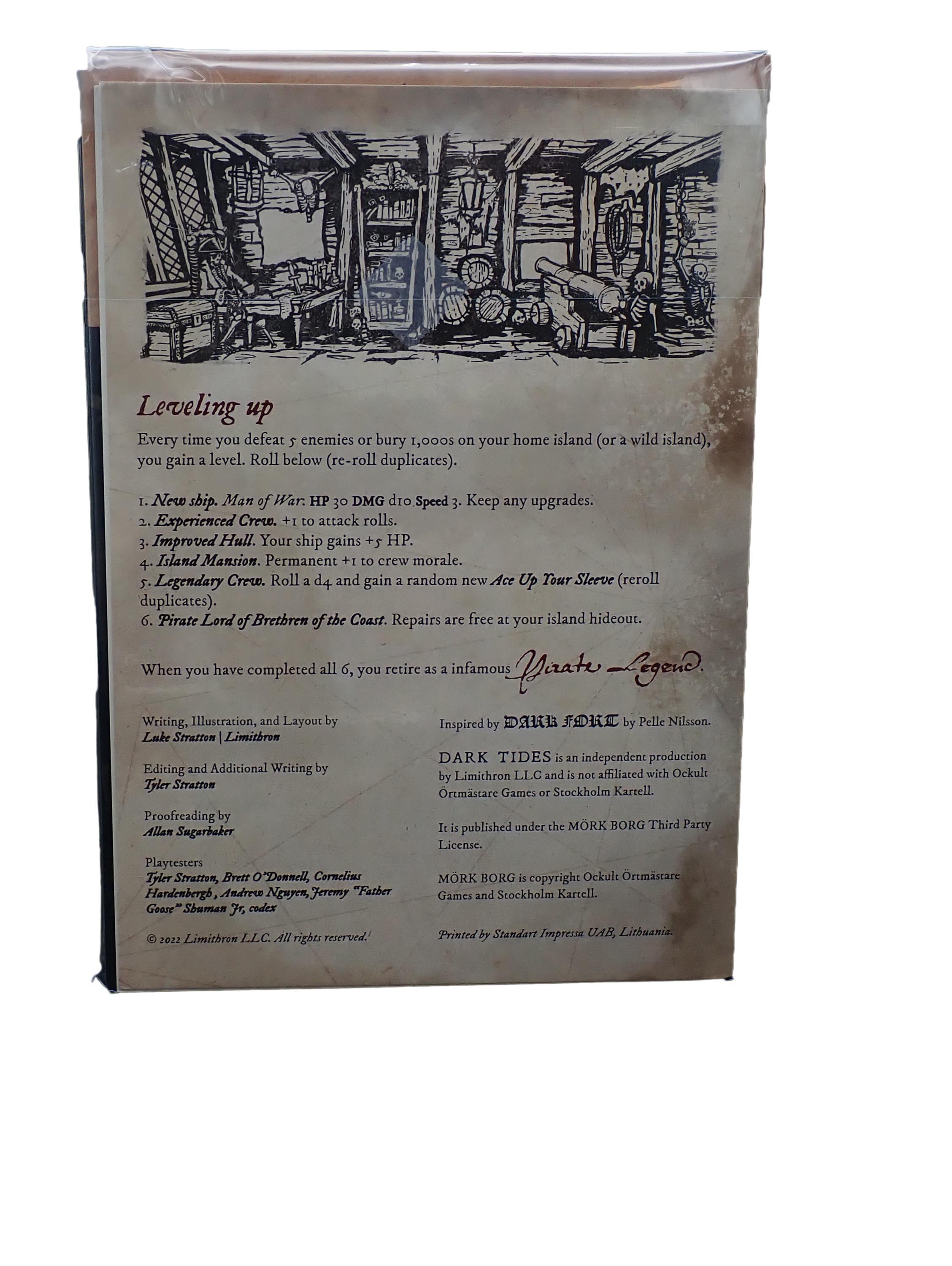 Pirate Borg & Character/Ship Sheet Pack [Pre-Owned]