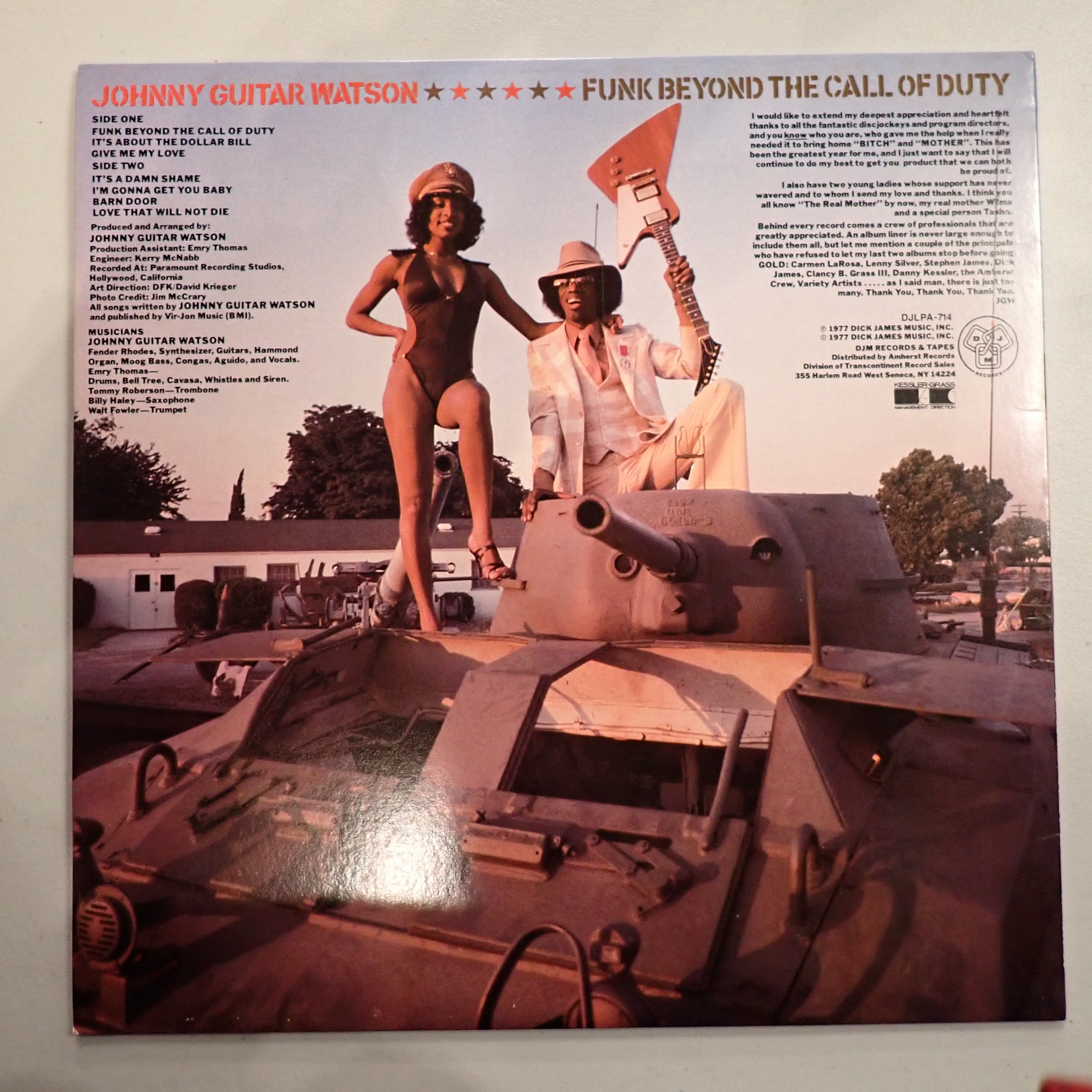 Johnny Guitar Watson - Funk Beyond The Call Of Duty