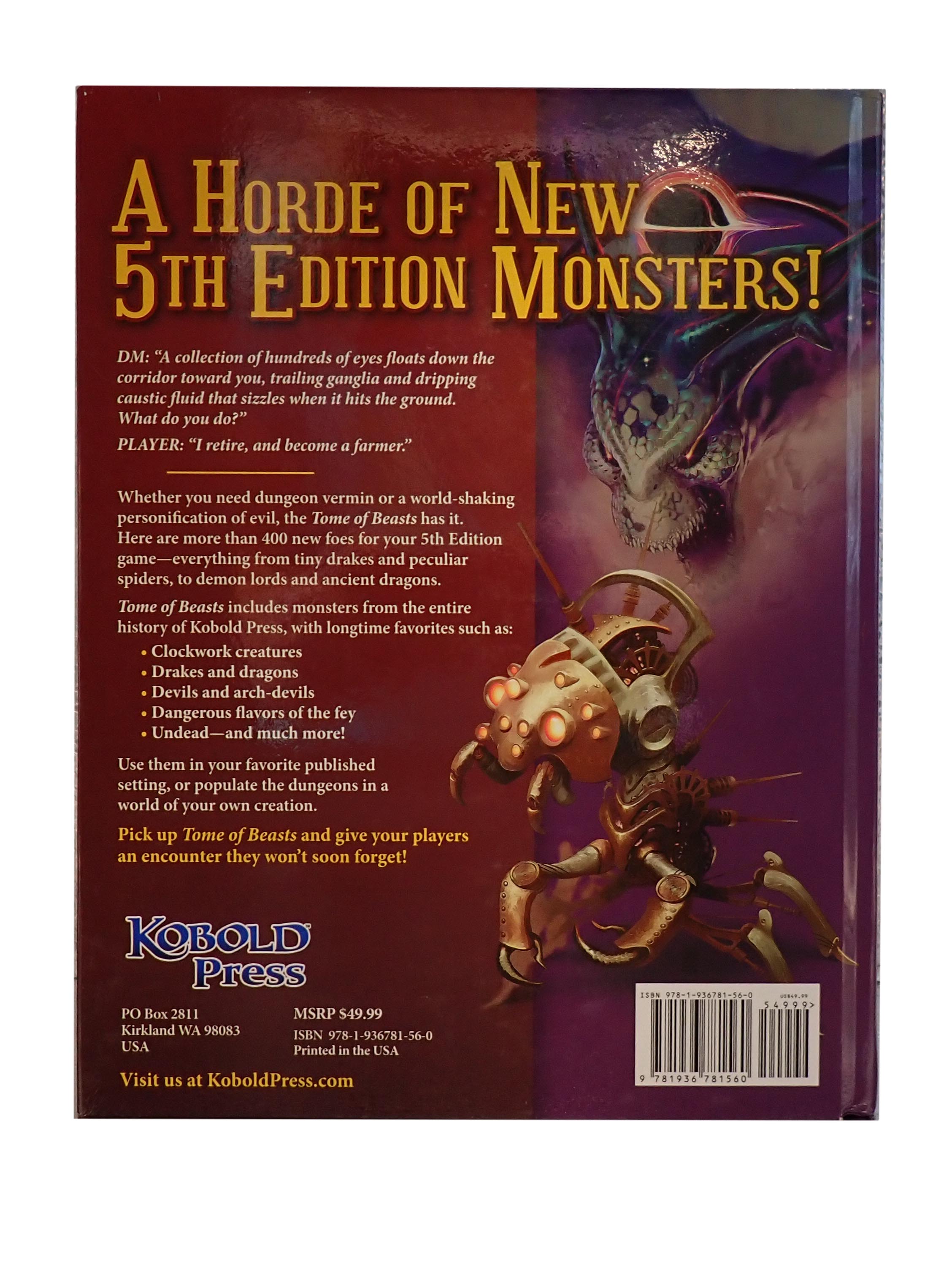 Tome of Beasts (5E) [Pre-Owned]
