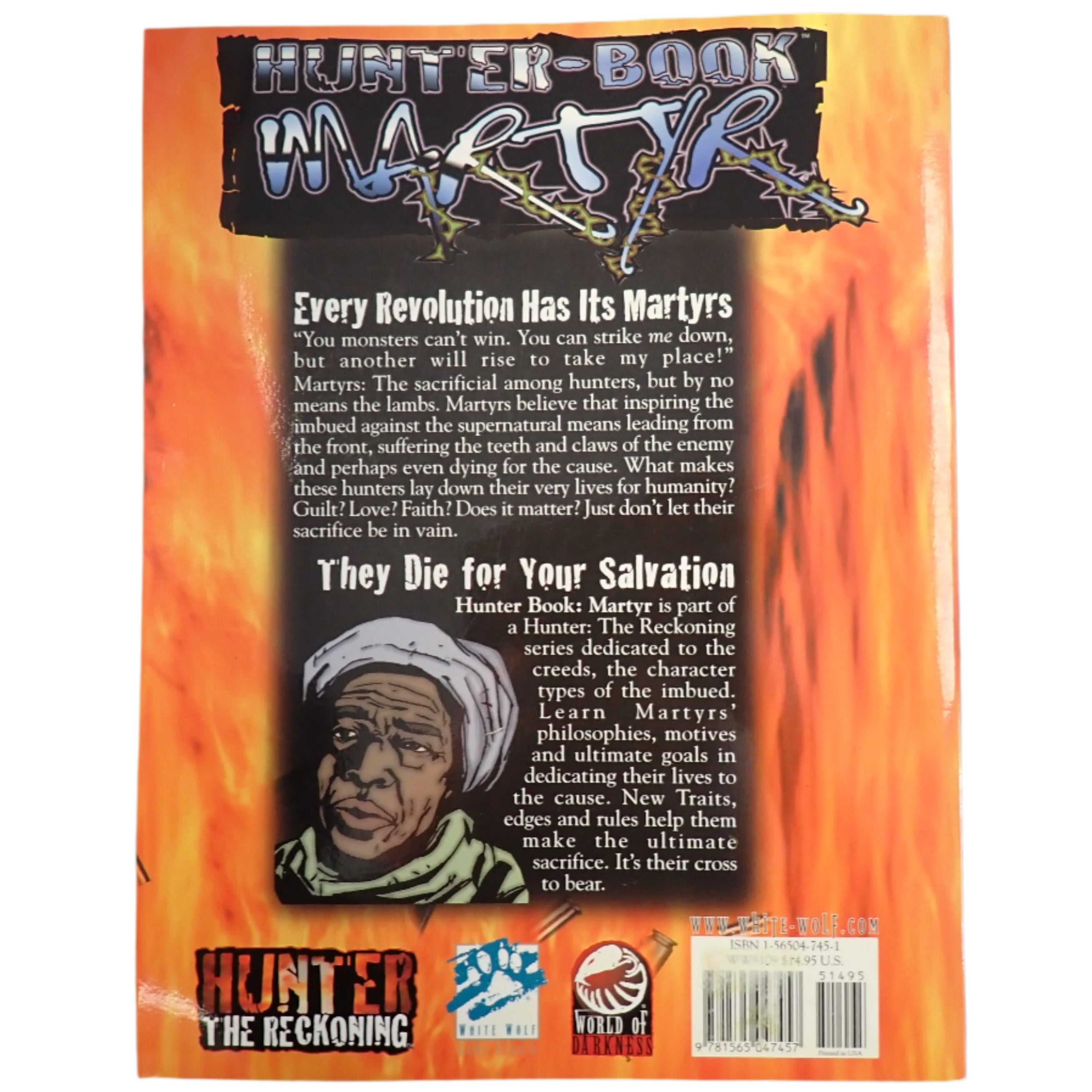 Hunter-Book Martyr - A Character Book for Hunter: The Reckoning