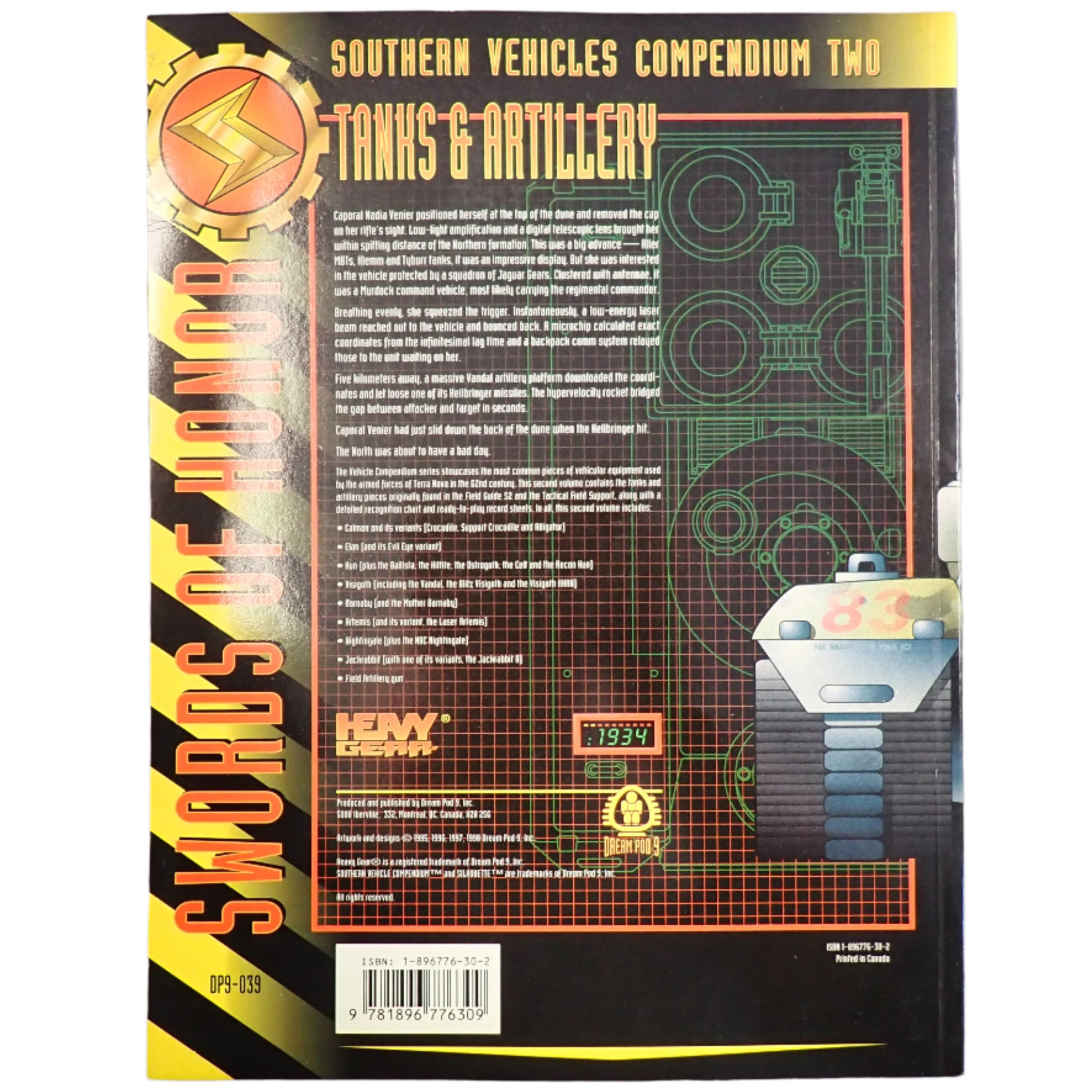 Heavy Gear Sourcebook: Sothern Vehicles Compendium Two - Trains & Artillery