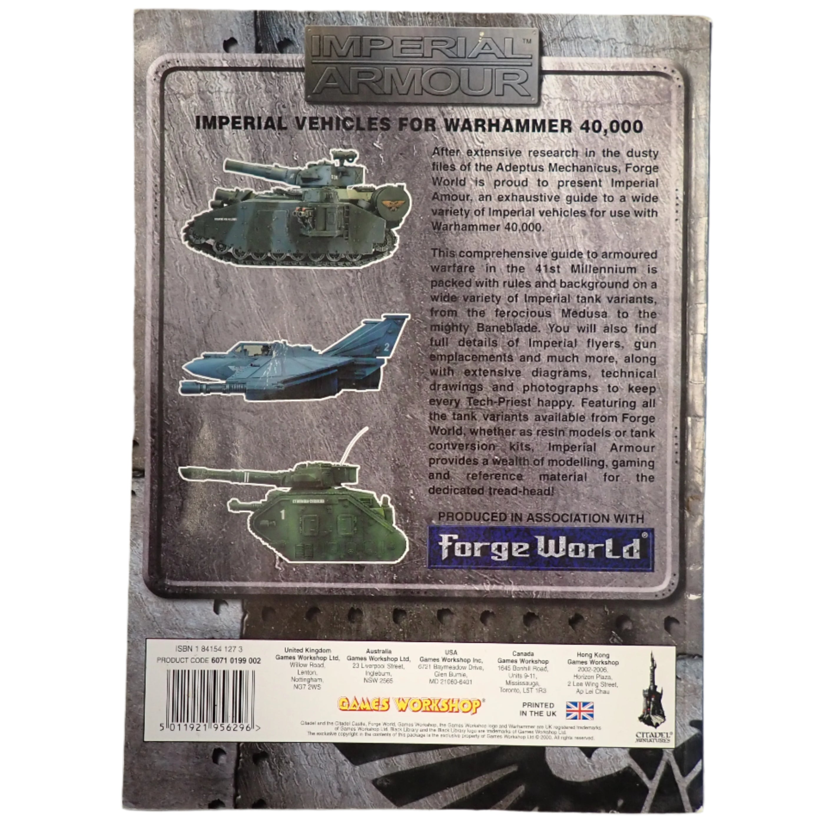 Imperial Armour: Imperial Vehicles for Warhammer 40k