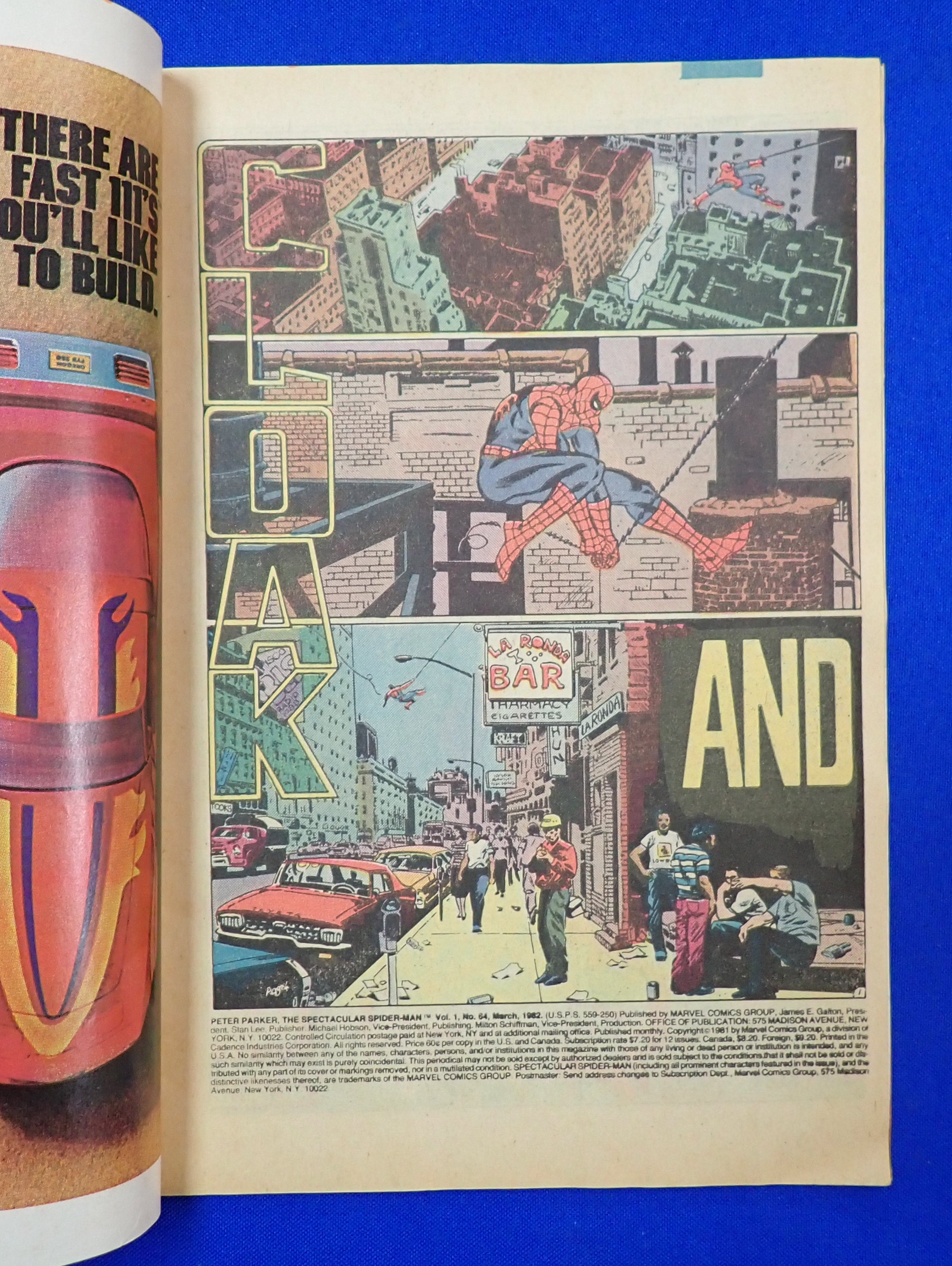 Peter Parker Spectacular Spider-Man #64 (1983) - VF- (7.5) - 1st Cloak & Dagger