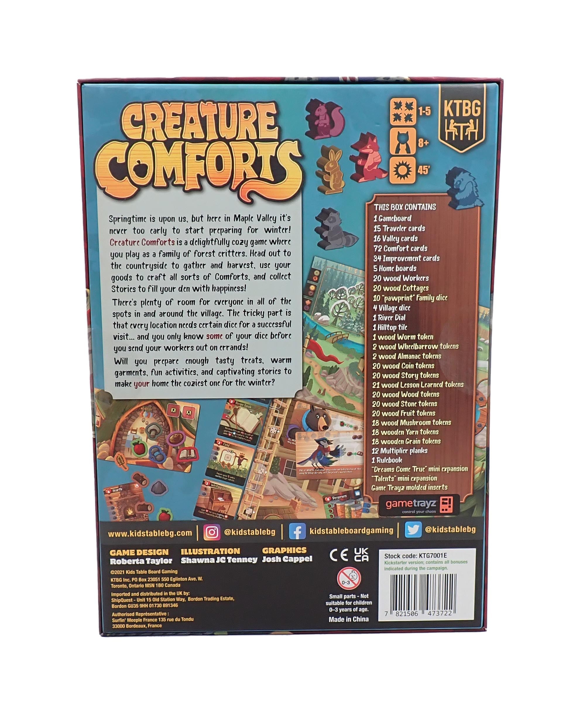 Creature Comforts [Pre-Owned Board Game]