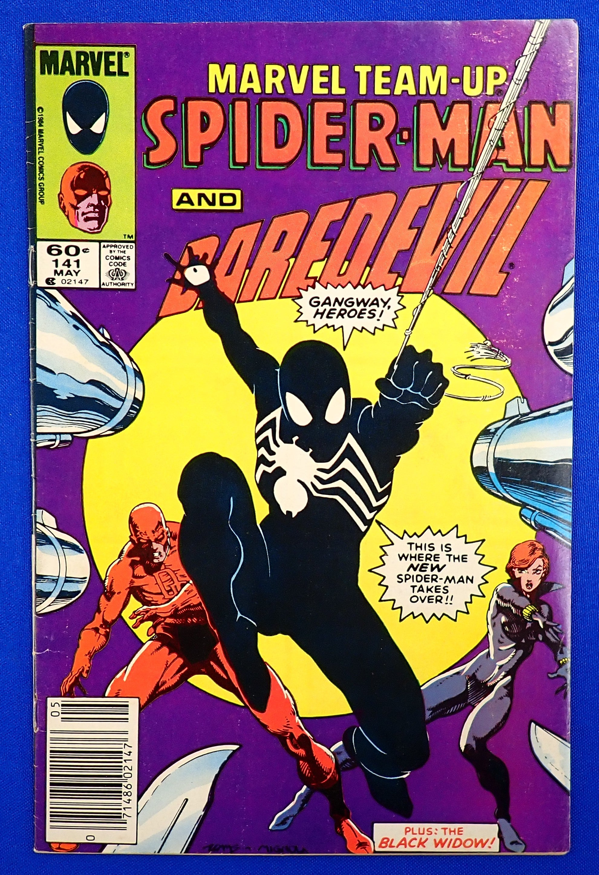 Marvel Team Up #141 (1984) - FN+ (6.5) - 2nd Black Suit