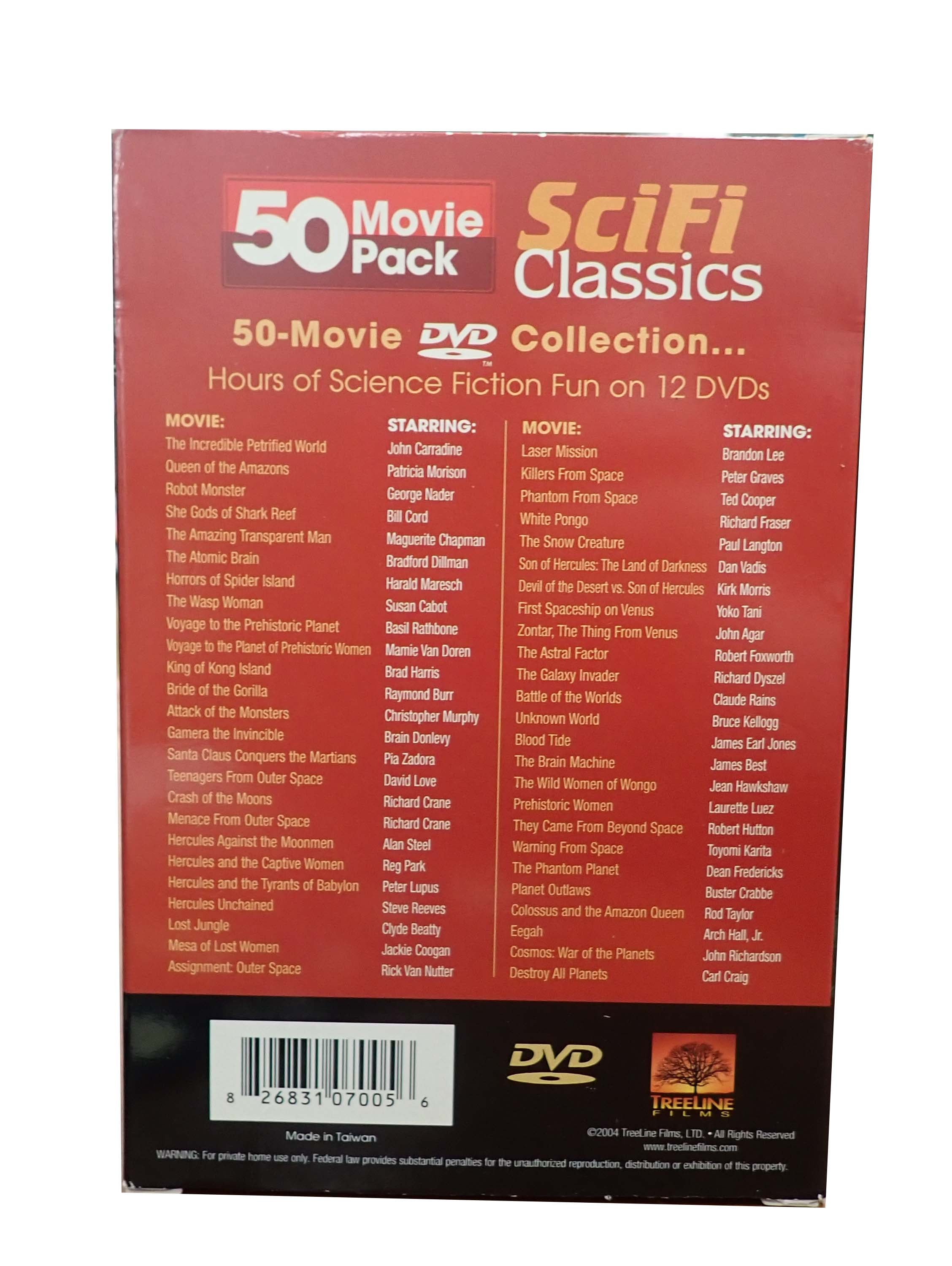 Sci-Fi Classics 50 Movie Pack - [DVD] (Pre-Owned)