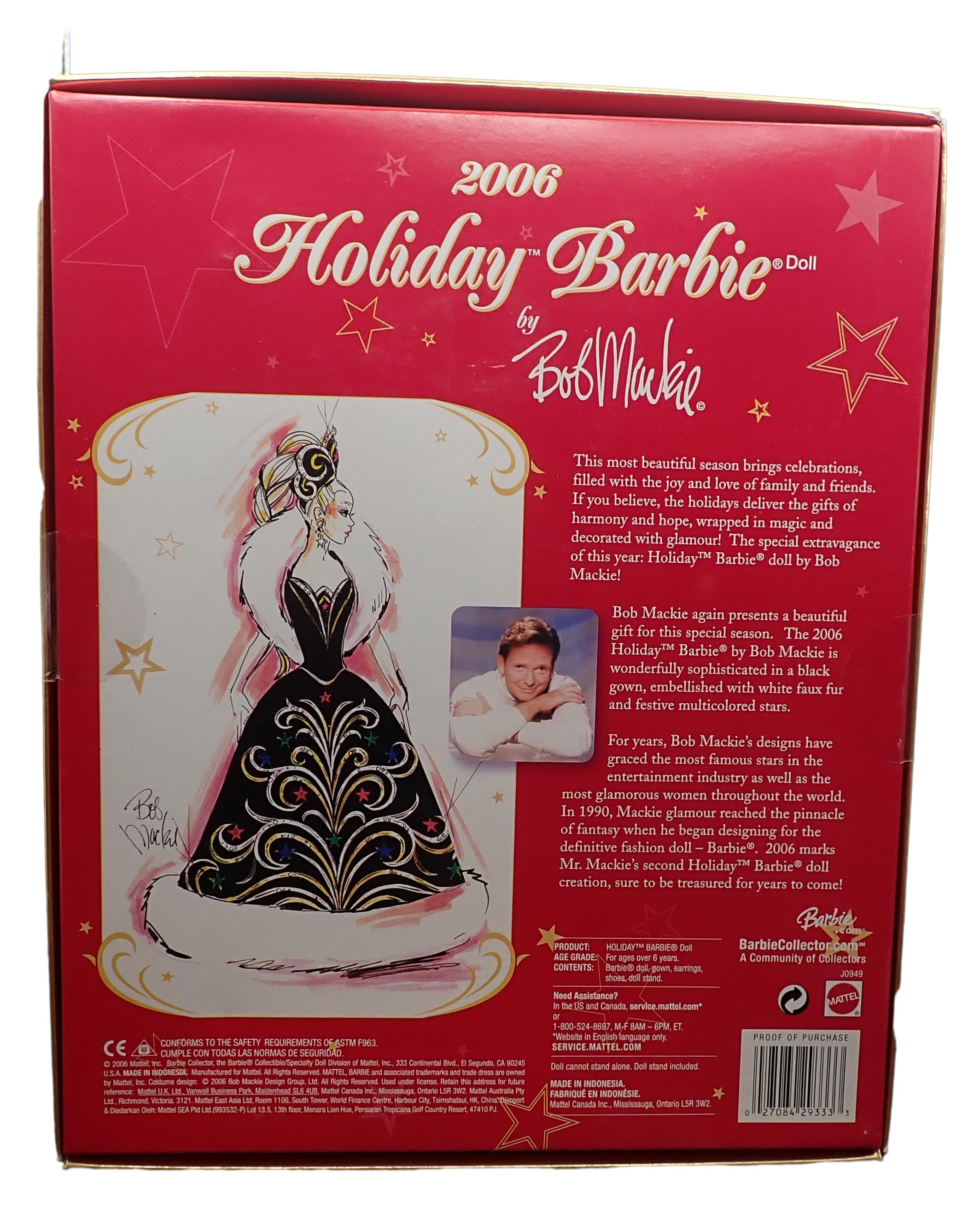 2006 Holiday Barbie "Bob Mackie" (Pre-Owned)